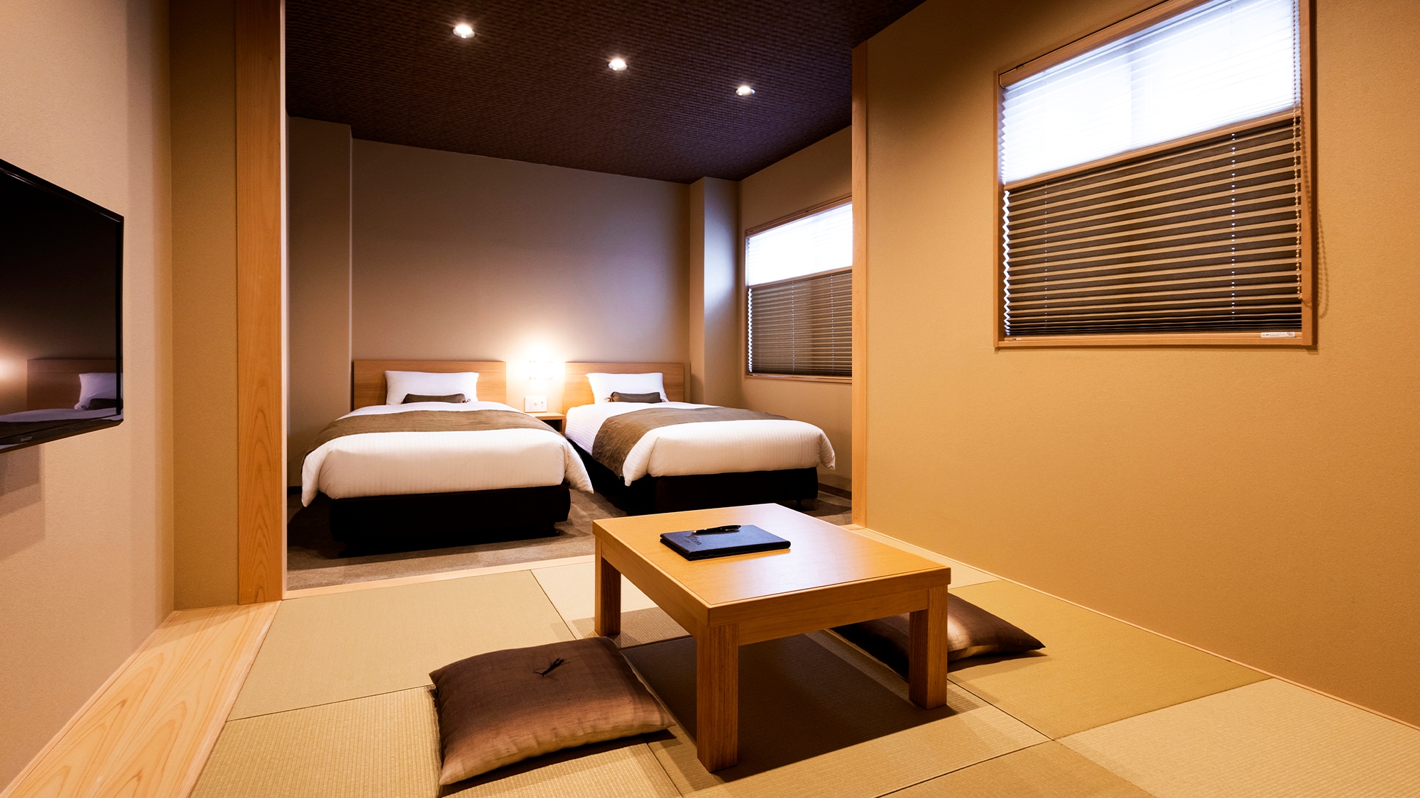 ห้องอีโคโนมีทวินสไตล์ญี่ปุ่น-ตะวันตก