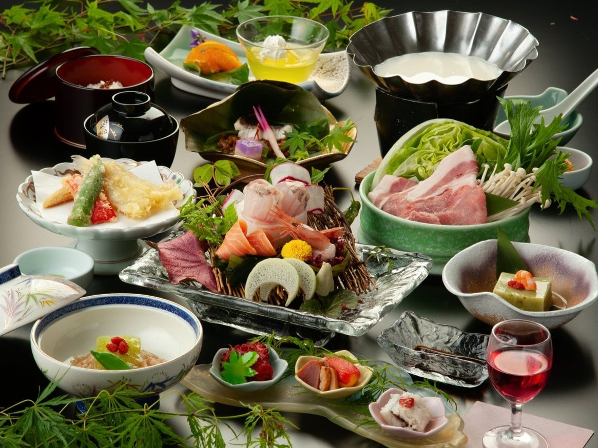 季节限定怀石料理“雅”套餐（示例）