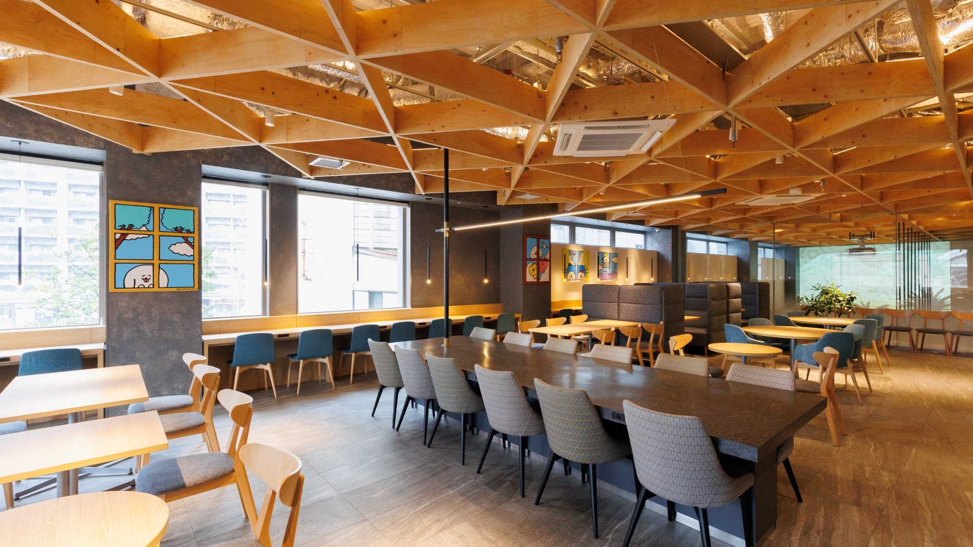 [360°HUB] An open space perfect for coffee time or reading.