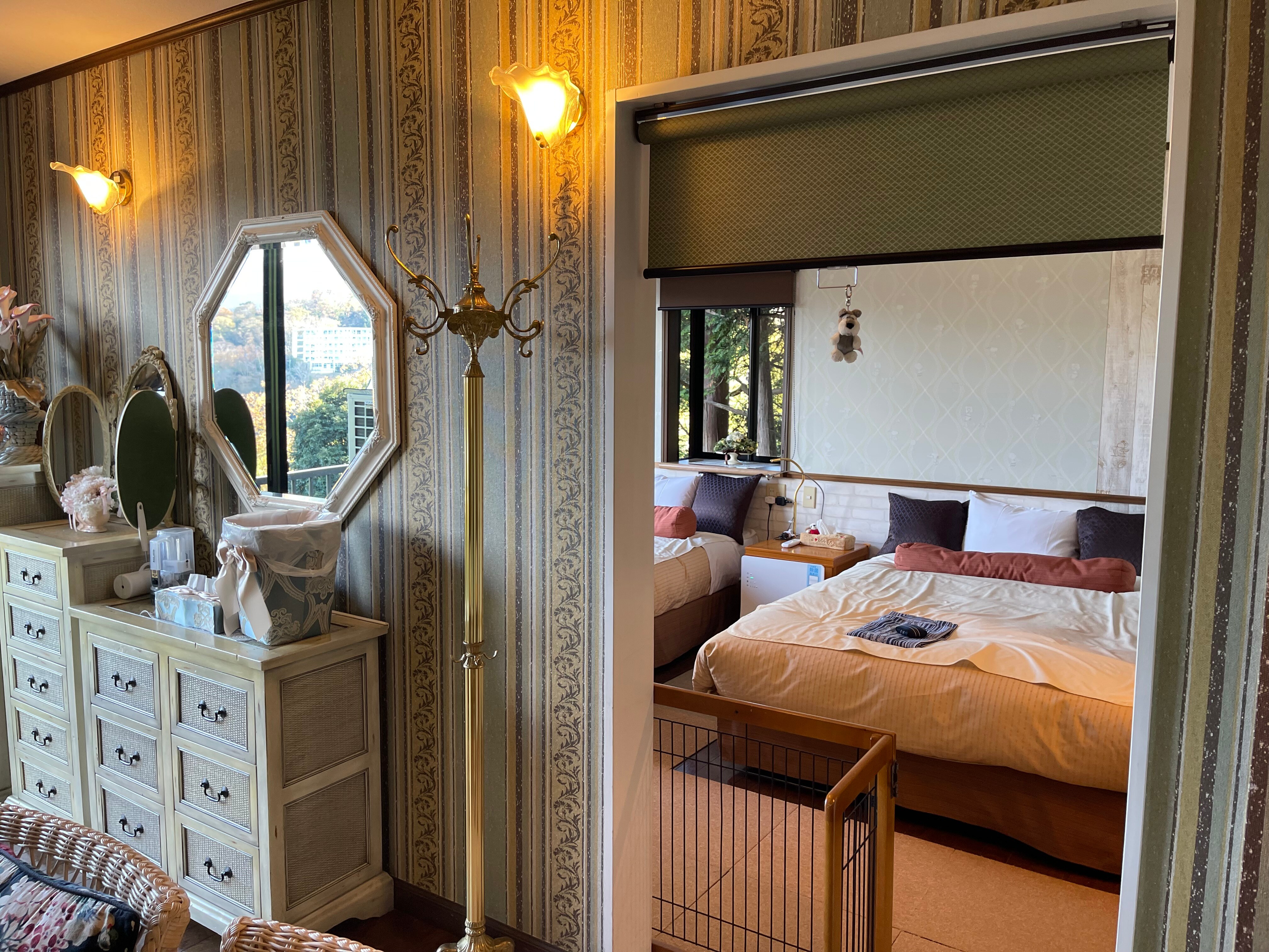 ■The room has a European style.