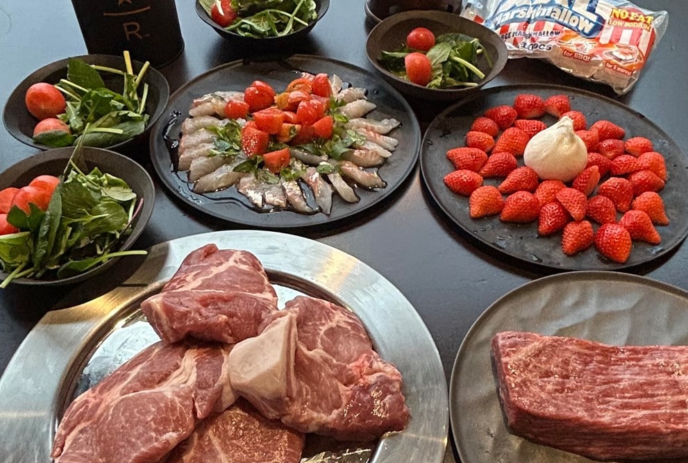 An example of dinner ingredients