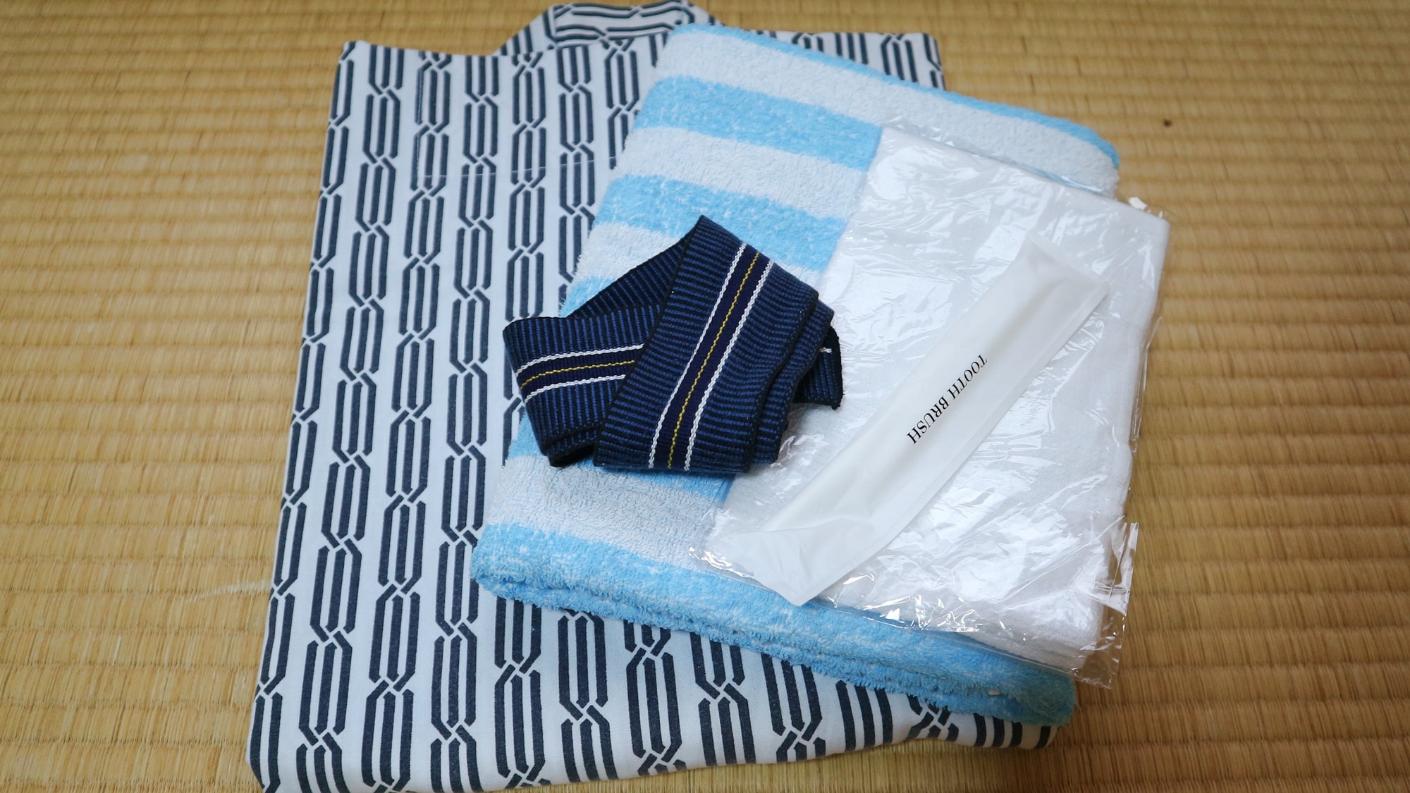 * [Amenity] Yukata, toothbrush, towel, bath towel