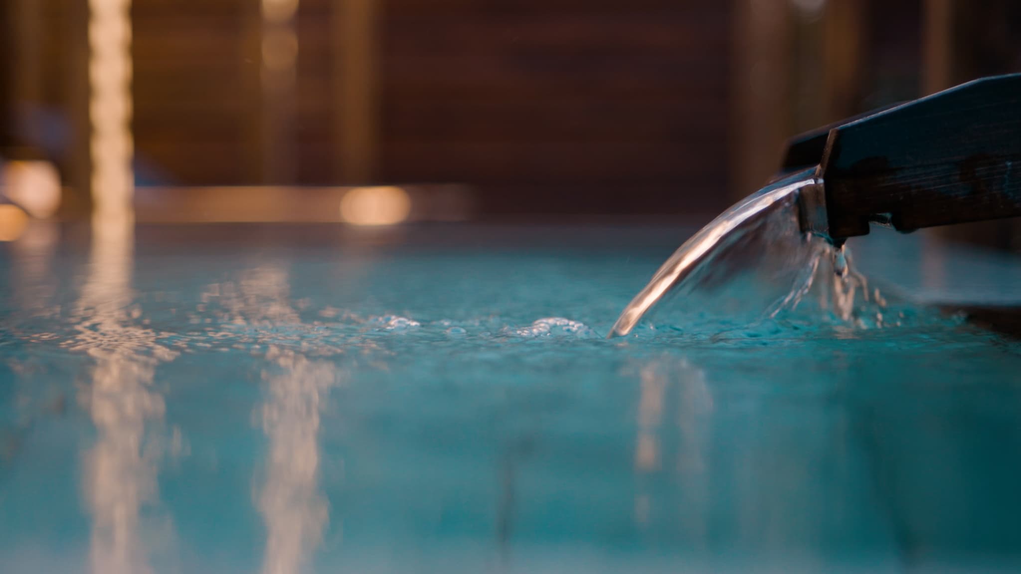 Toi Onsen hot springs, free-flowing from the source
