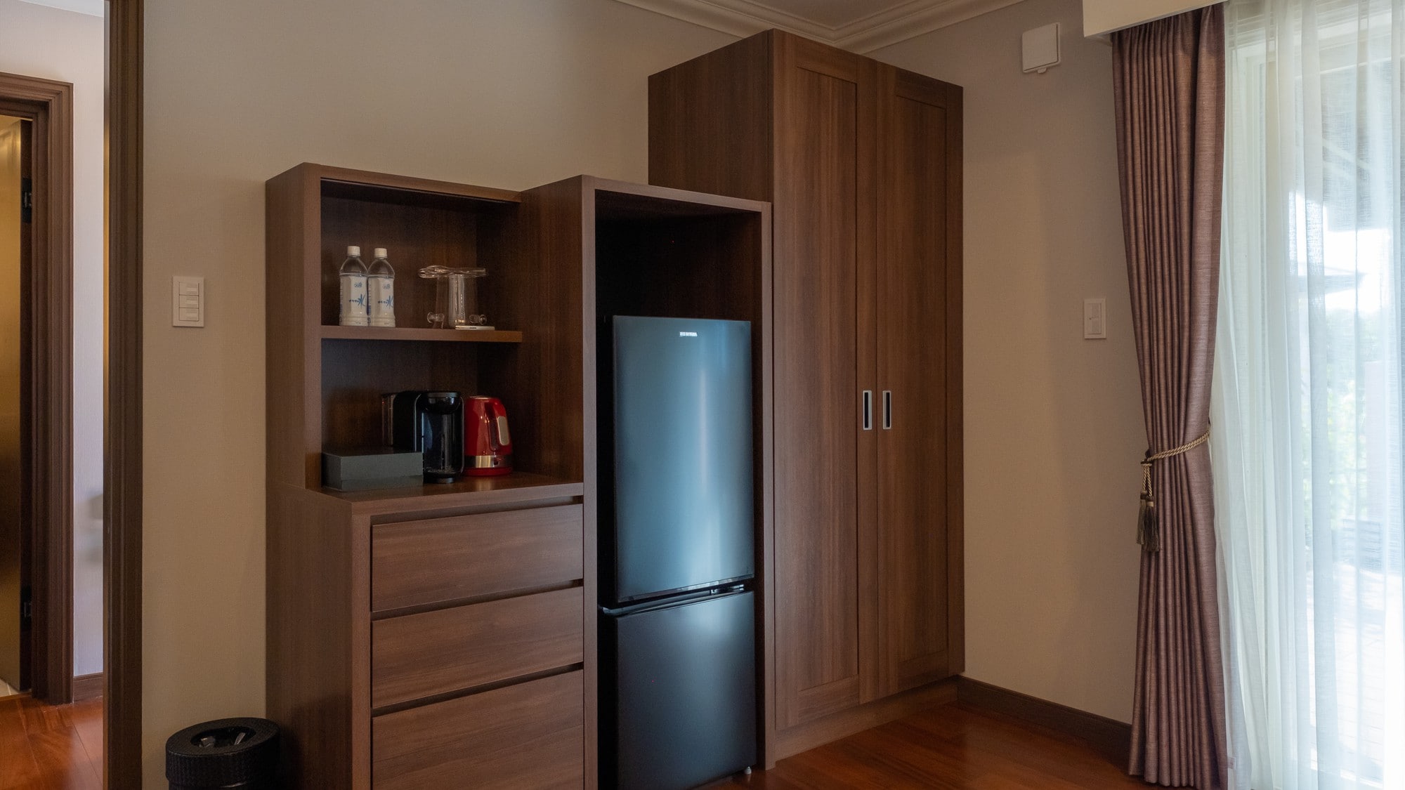 Garden Villa (48 square meters) Equipped with a 2-door refrigerator that is convenient for long-term stays