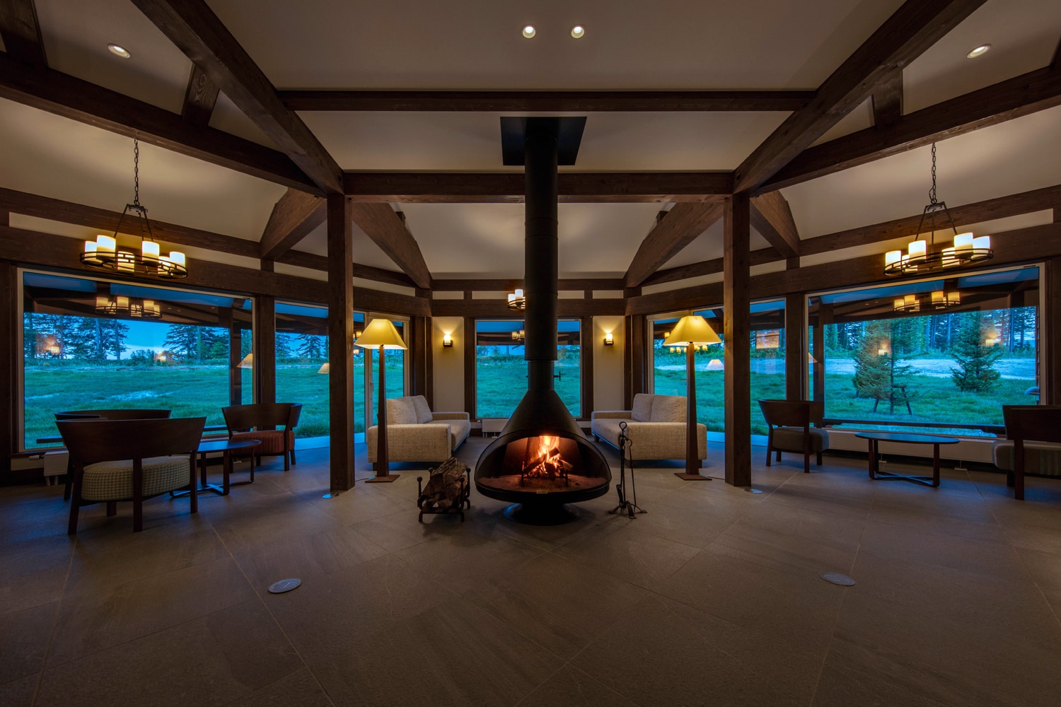 Clubhouse lounge