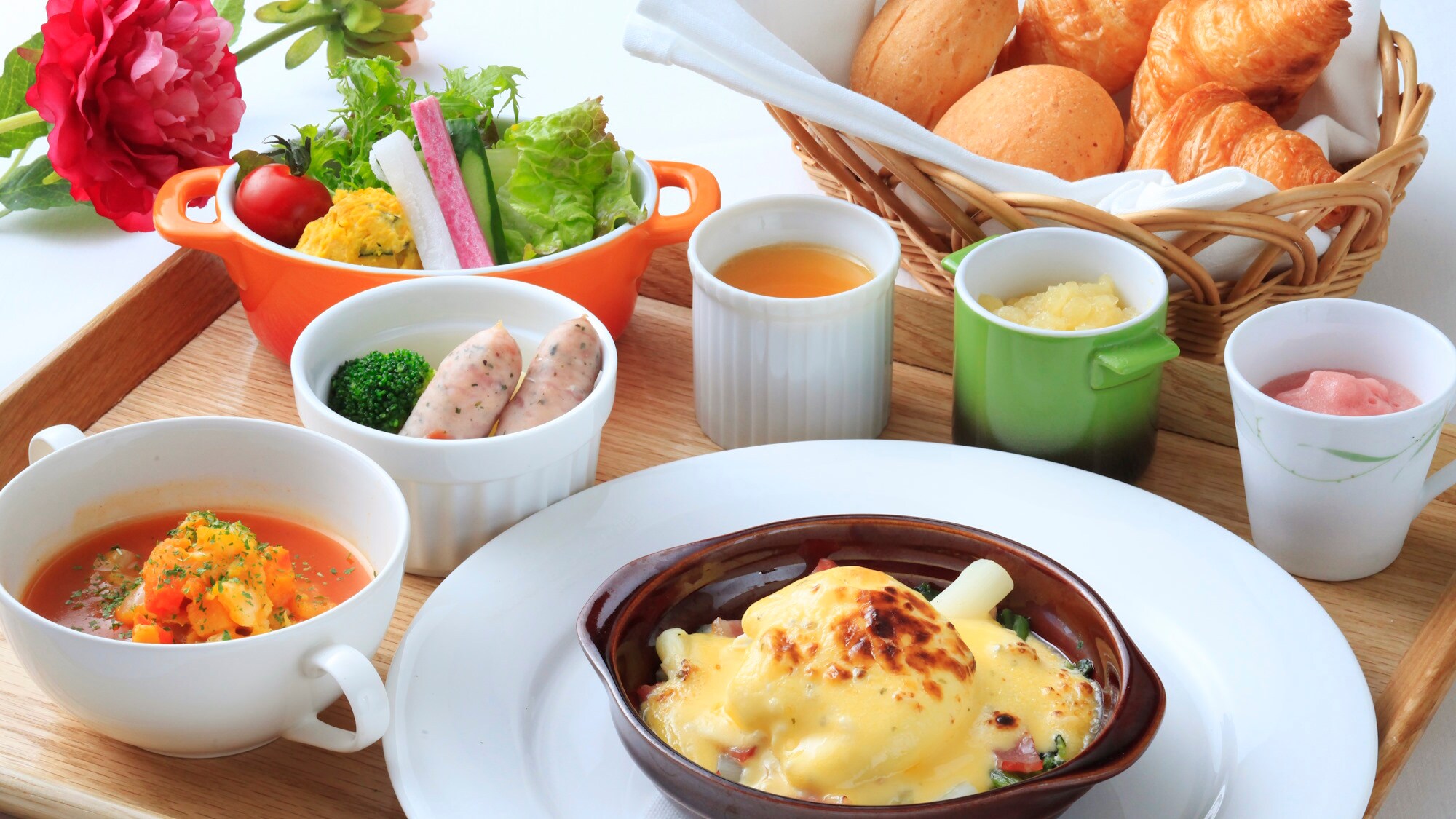 Breakfast | Western-style breakfast using highland vegetables *Image for illustration purposes