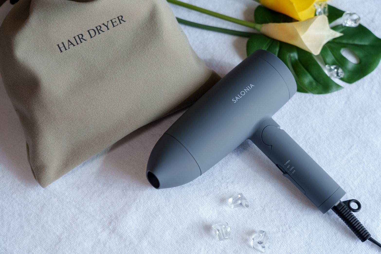 Hair dryer in room