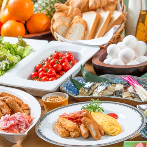 Breakfast buffet * The photo is an image