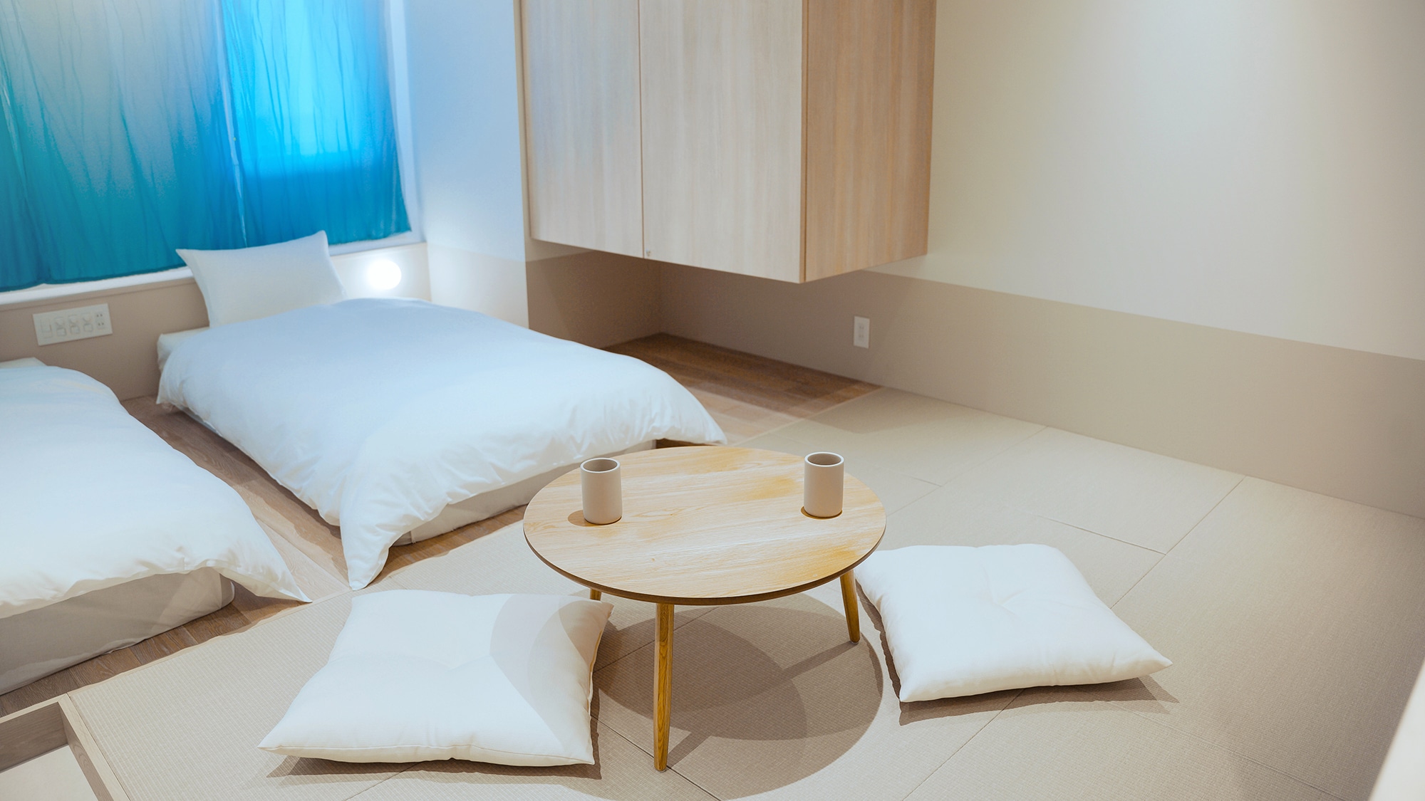 [Cao cấp] Không gian trải chiếu tatami cũng được trang bị hệ thống sưởi sàn.