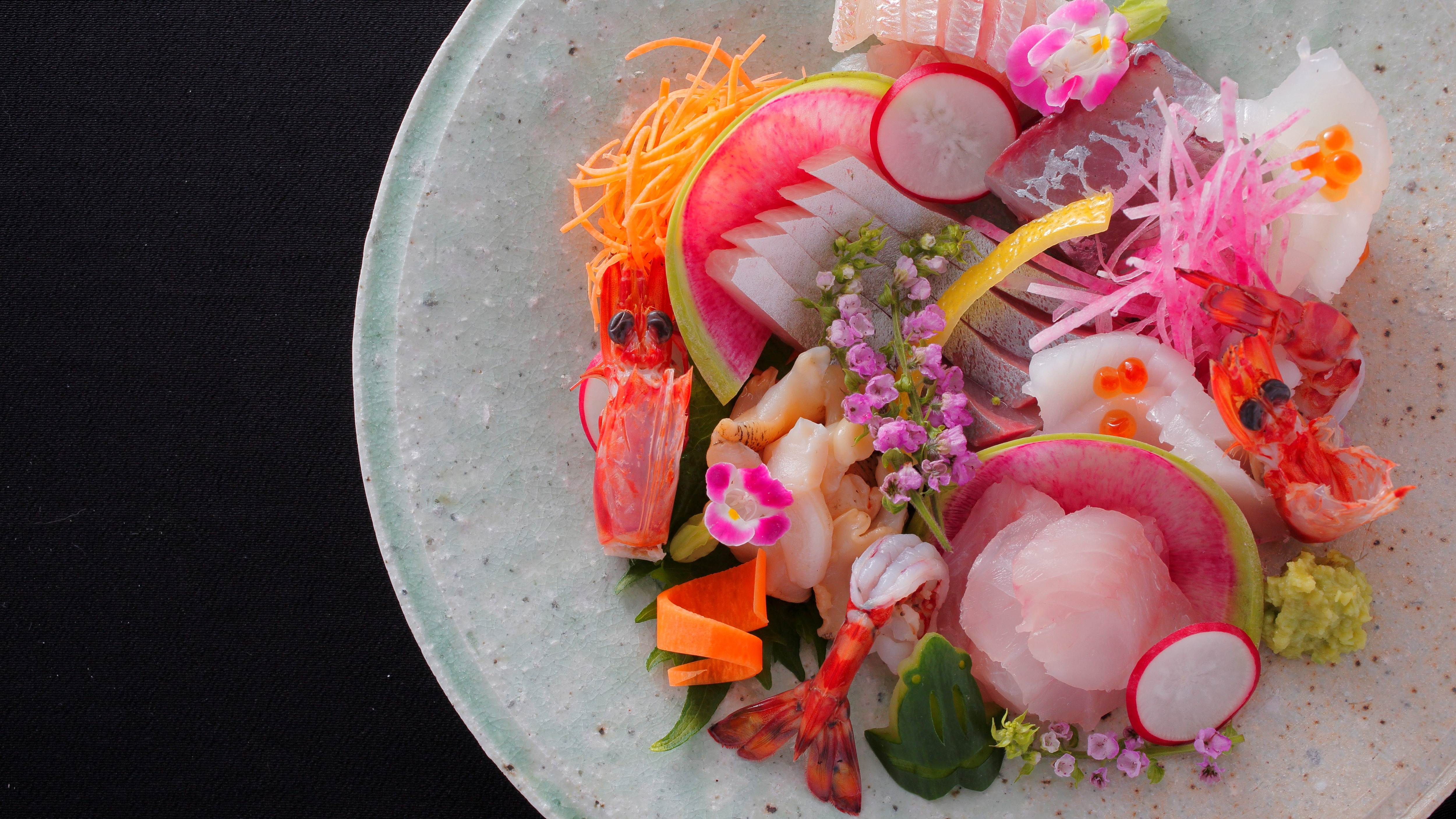 [Sashimi] Enjoy fresh sashimi from the seafood of Tango!