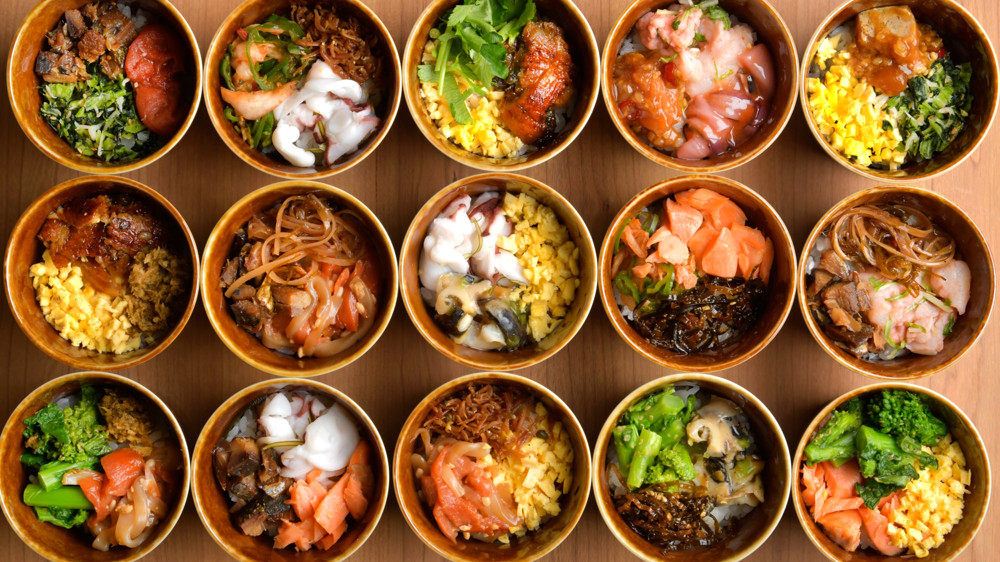 [Breakfast] Luxury Hidaka kelp dashi chazuke 15 kinds of carefully selected images to choose from all 20 kinds of toppings