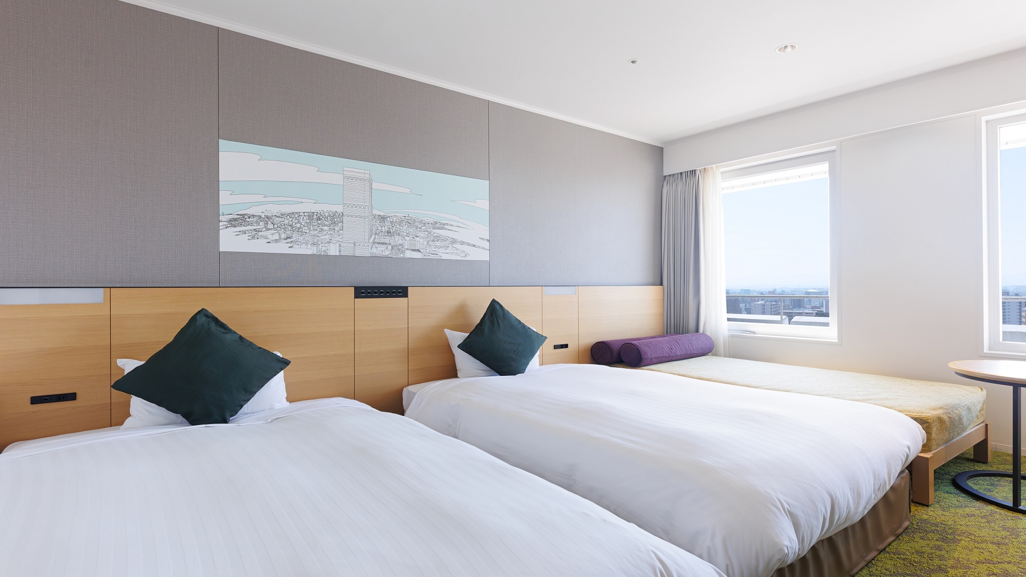 舒適高級雙床房（床）