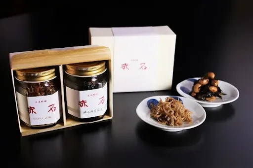 日本餐厅：赤石土特产“山椒炸面”和“海苔佃煮”套餐