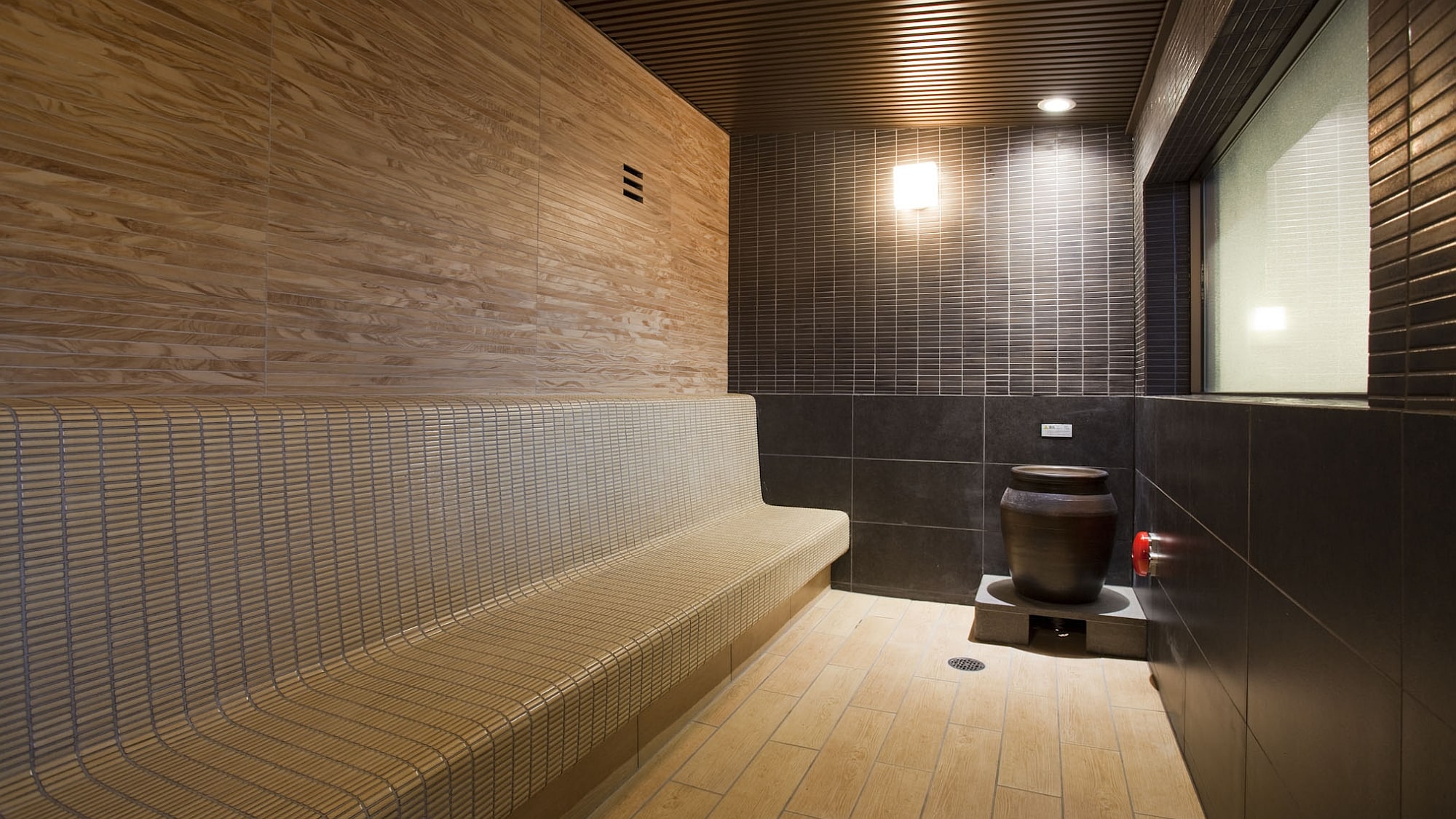 An example of a sauna at Seseragi no Yudokoro