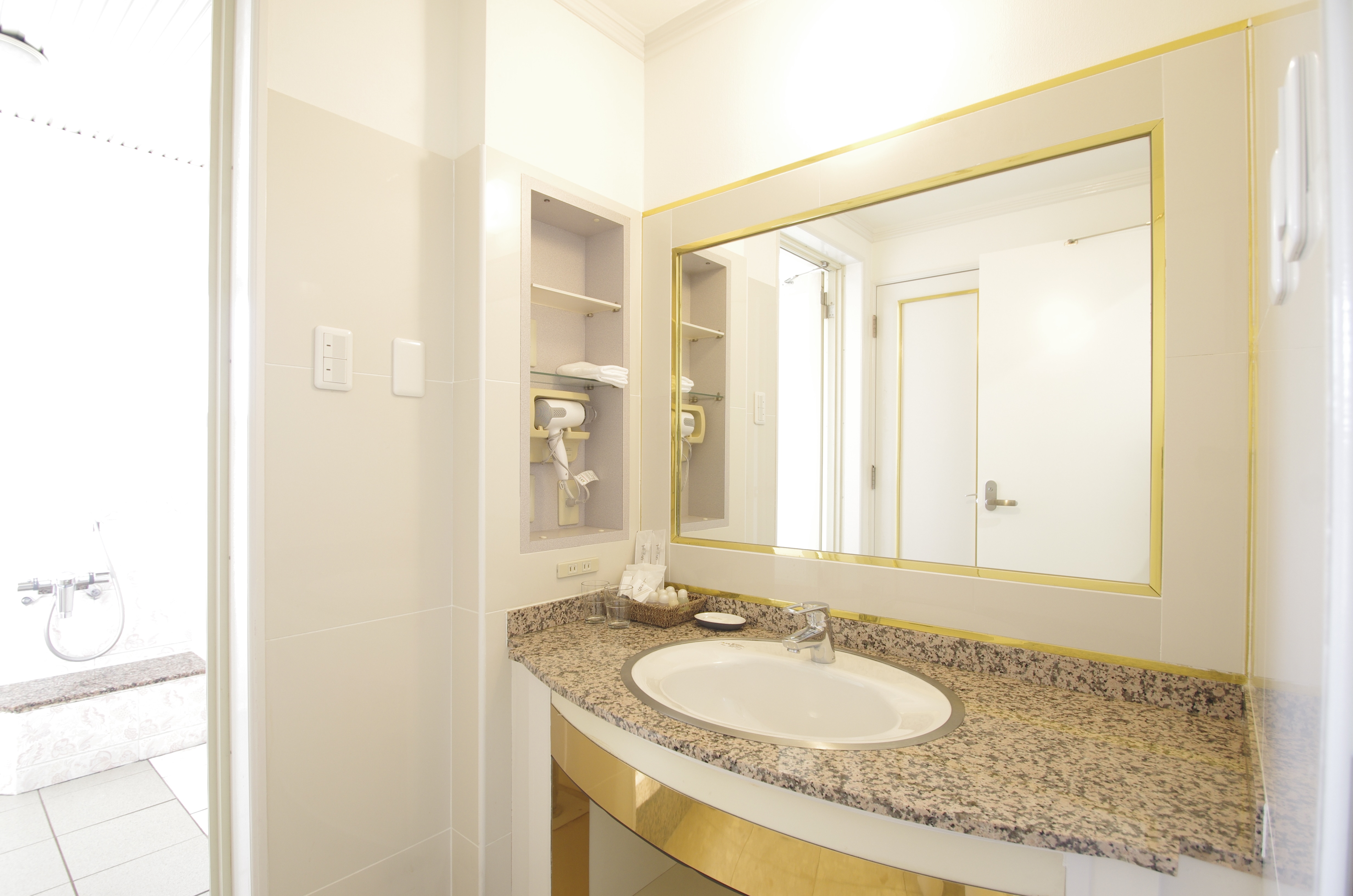 Deluxe King Room Washroom