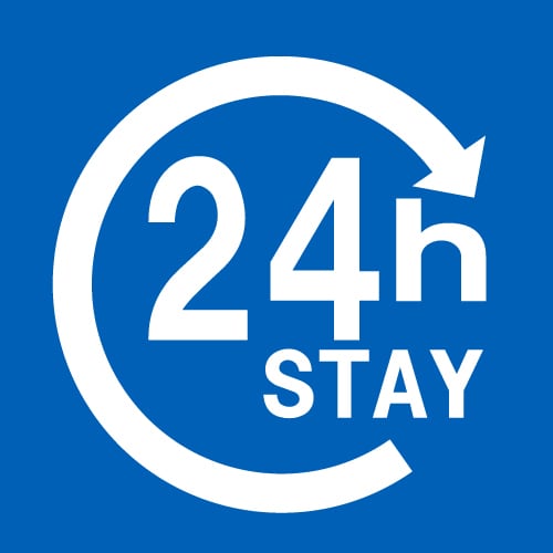 24 hour stay
