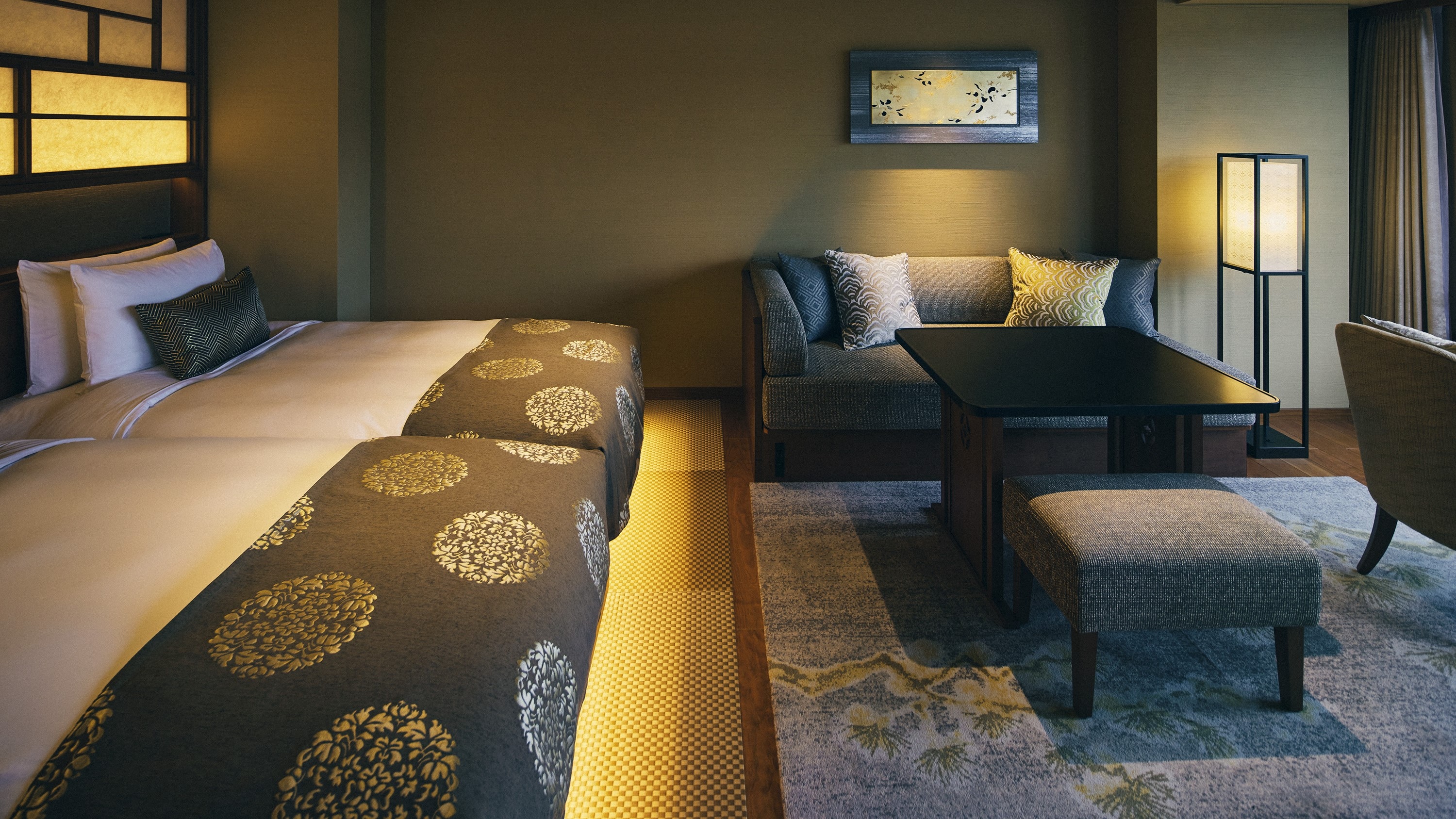 Miyabi Precious Twin: Enjoy an elegant stay in a space full of high-quality Japanese furnishings