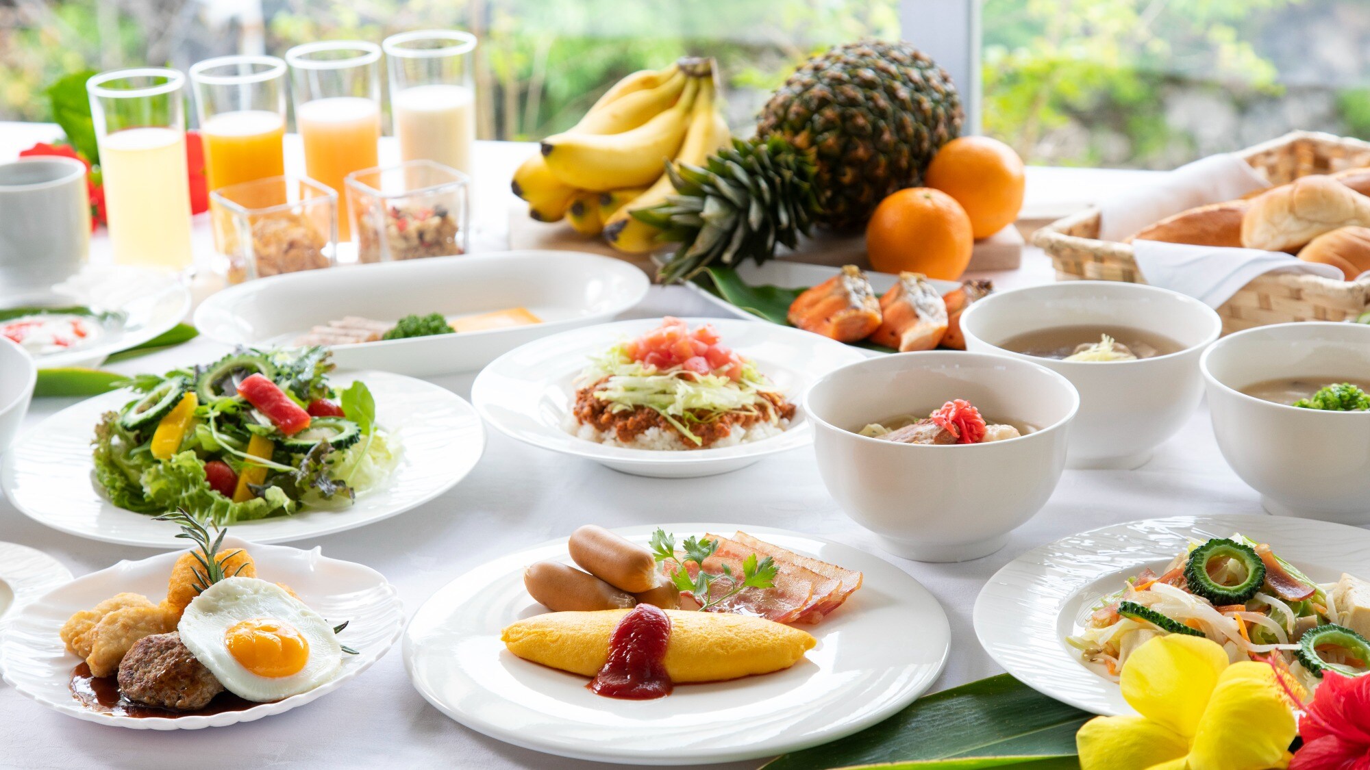 [Breakfast Buffet] A wide variety of Okinawan dishes! Start your day energetically with a colorful menu!
