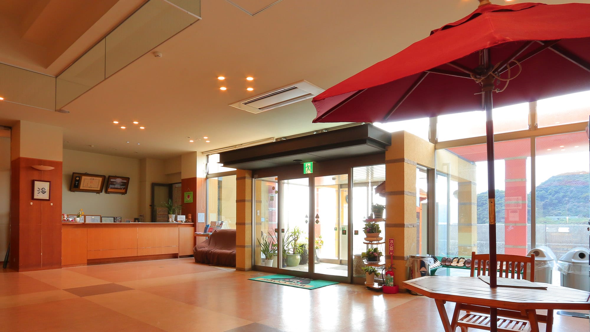 entrance