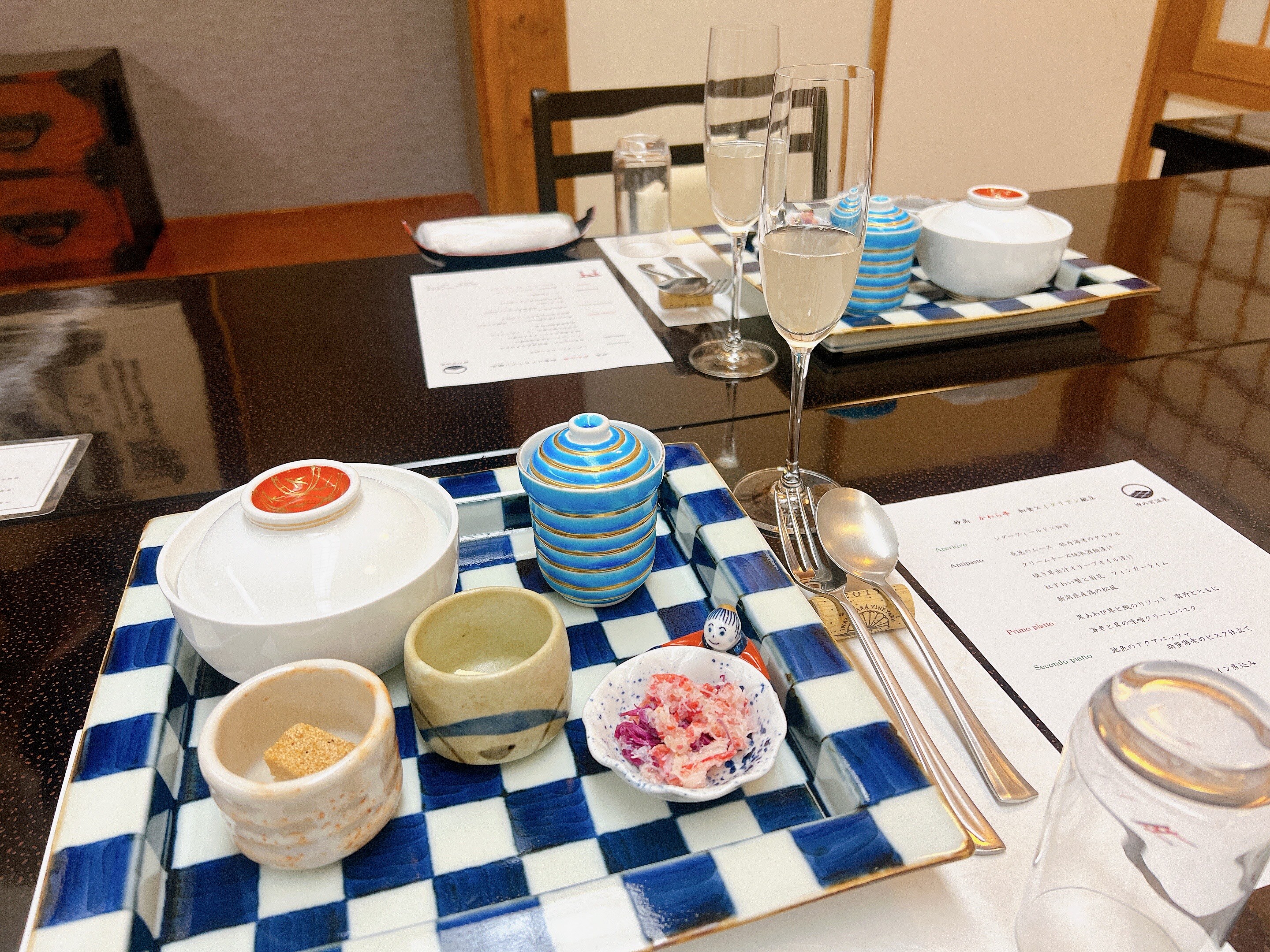 Italian table set