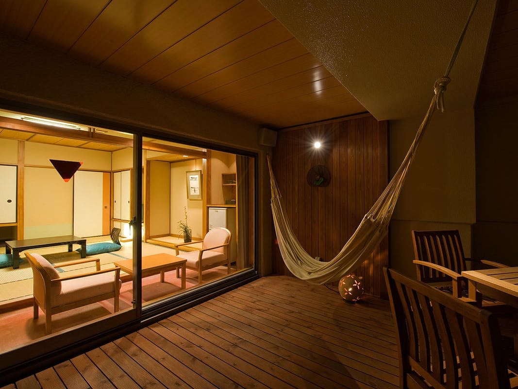 Modern Japanese-style room with observation deck terrace (non-smoking) [R1 year 6/28 ~]