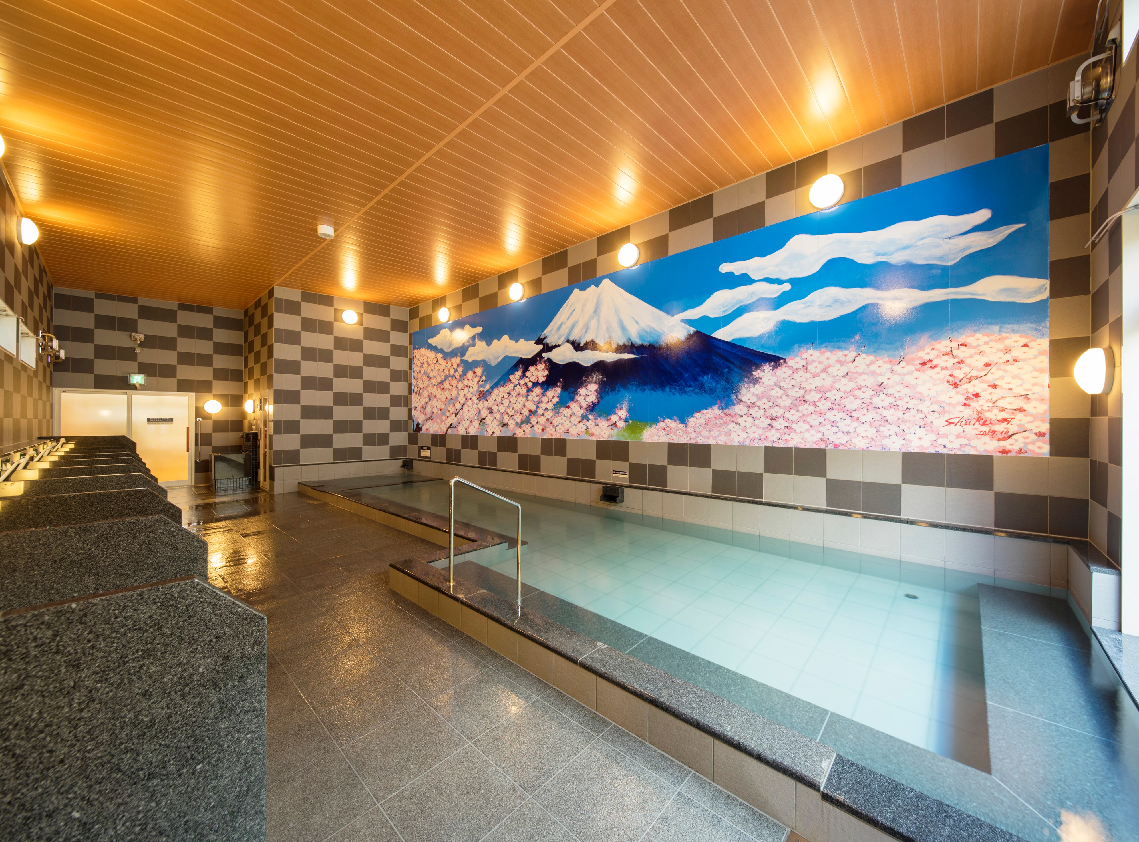 Large hot spring bath "Sakura"