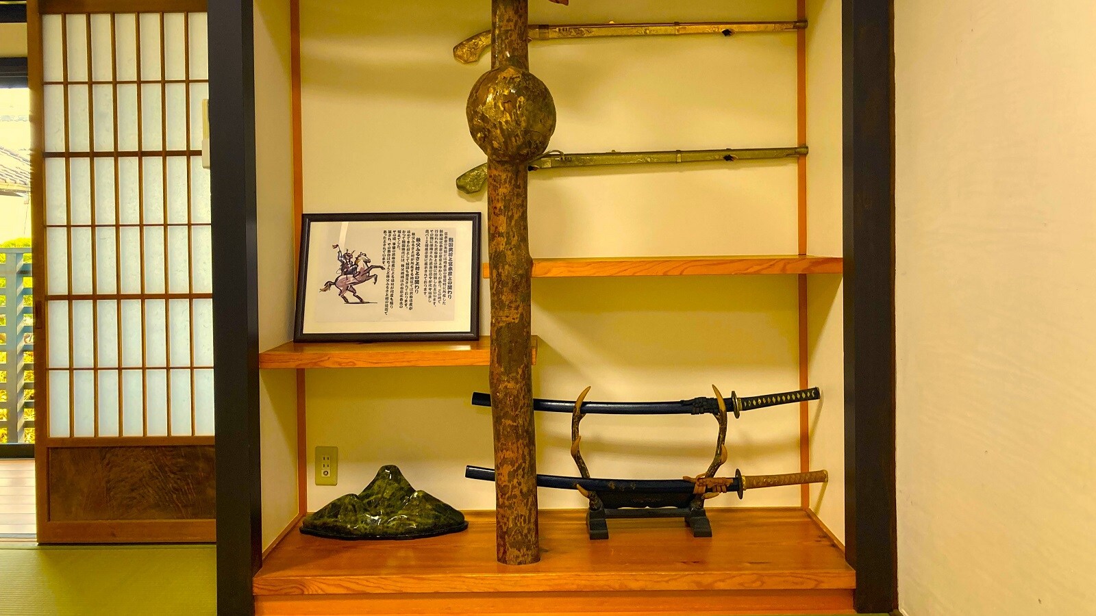 战士室的展品