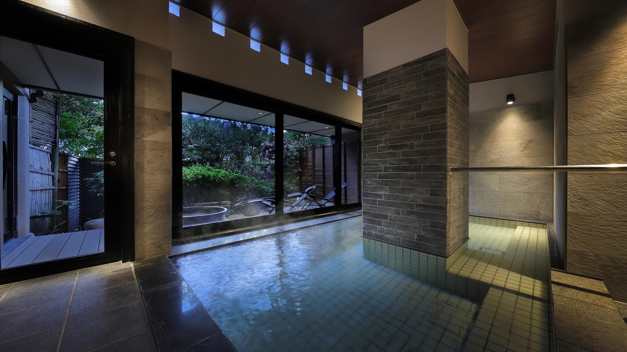 The large public bath on the first floor, "Kobo no Yu," will reopen in August 2024.
