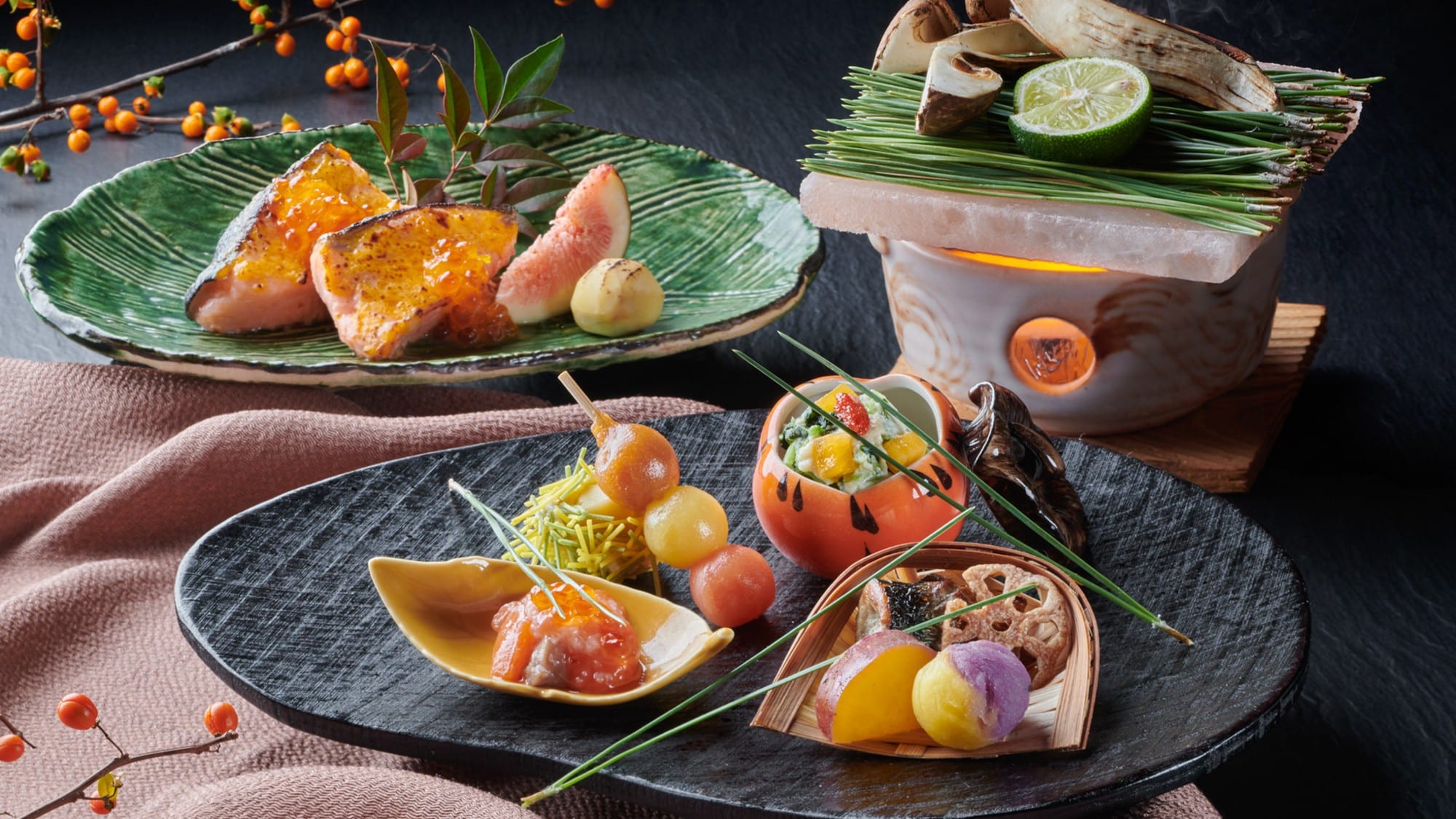 Dinner: Annex "Miyu" - Autumn Kaiseki