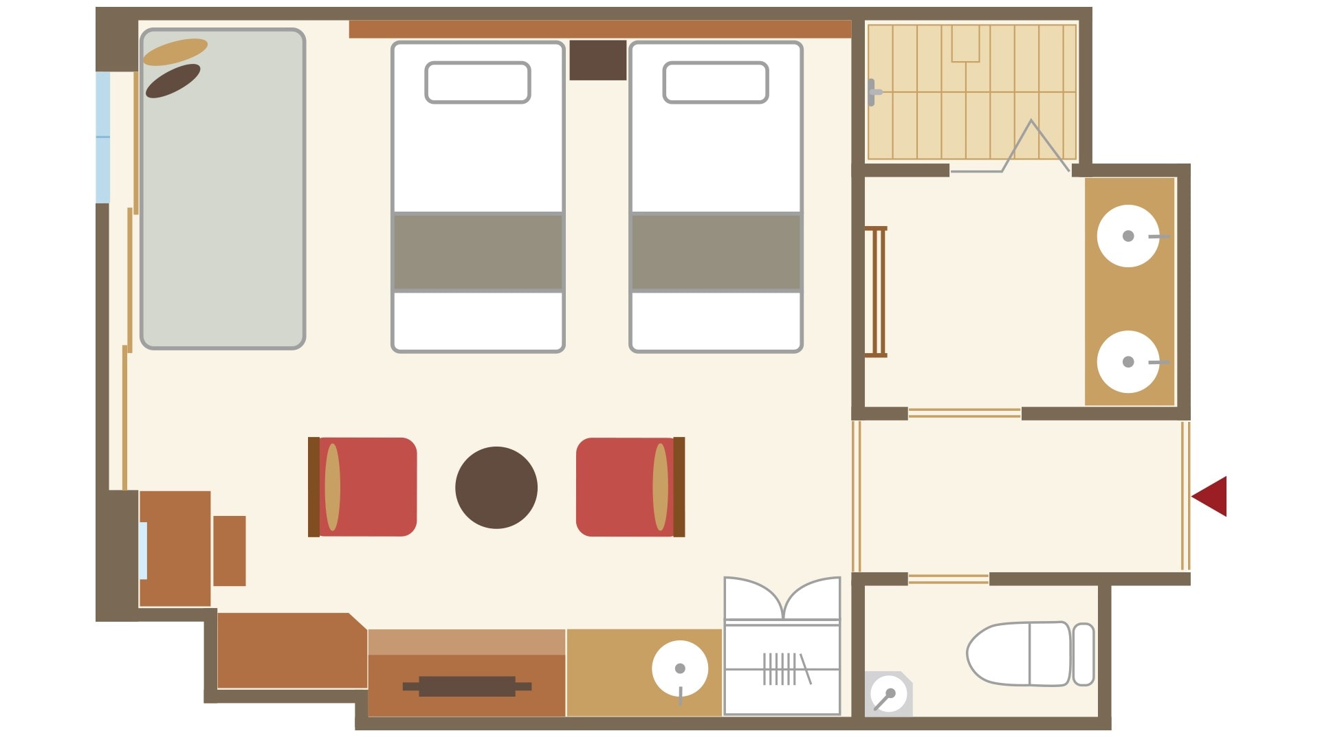 [Main Building] Japanese Twin DX