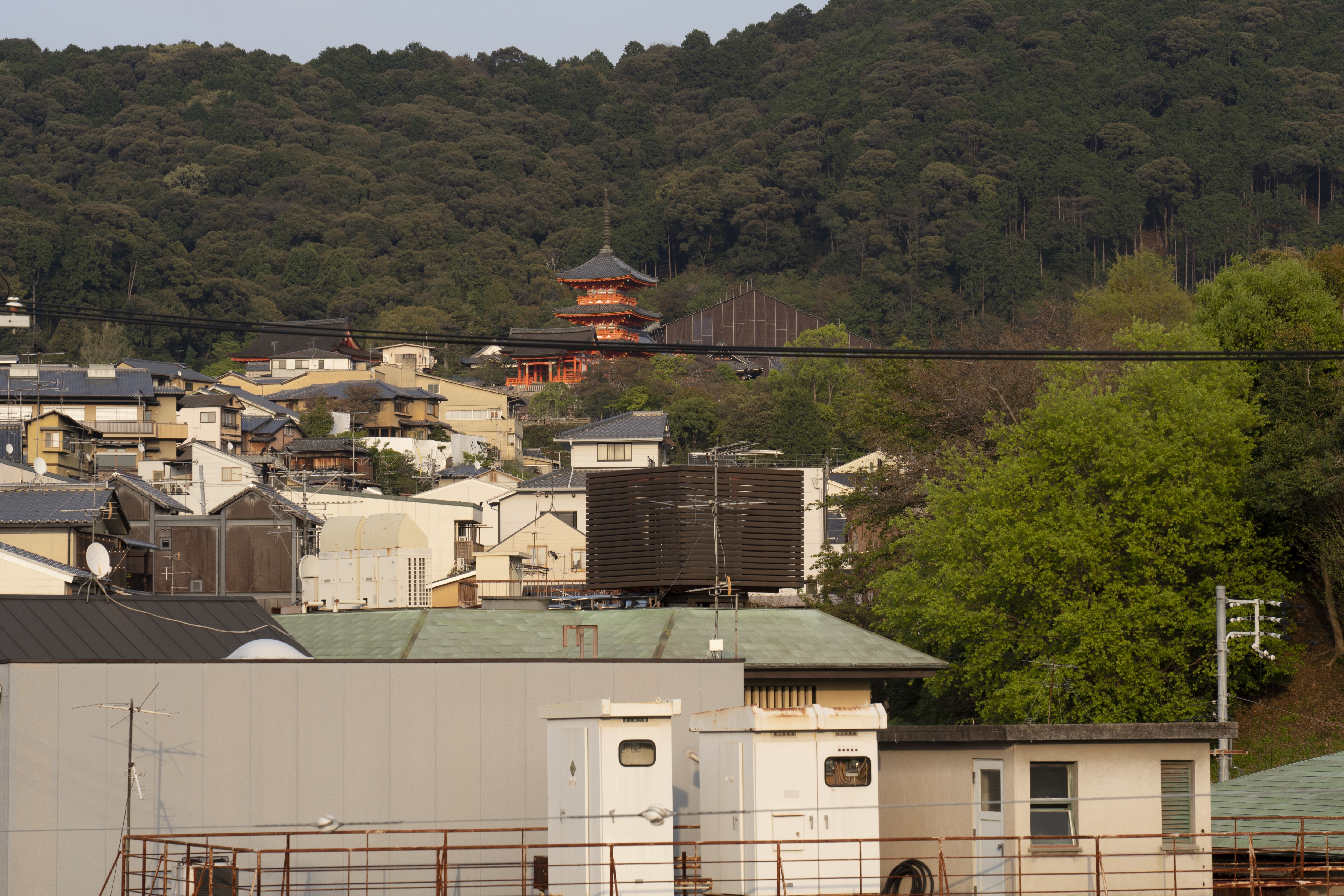 View from the roof terrace (Kiyomizudera side)
