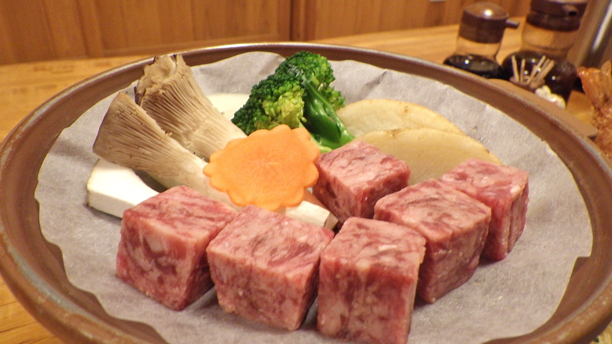 *[Dinner example] Soft and tender! Cubed steak.