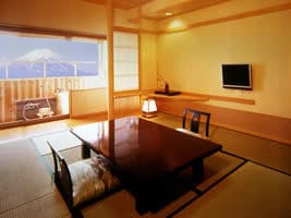 ◇ Mt. Fuji side ◇ Guest room with open-air bath