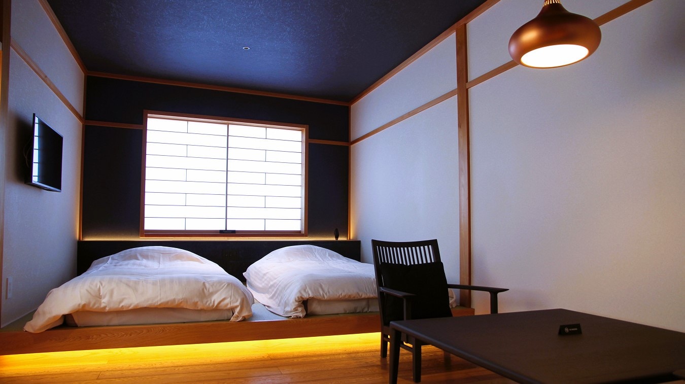 An example of a modern bedroom for two