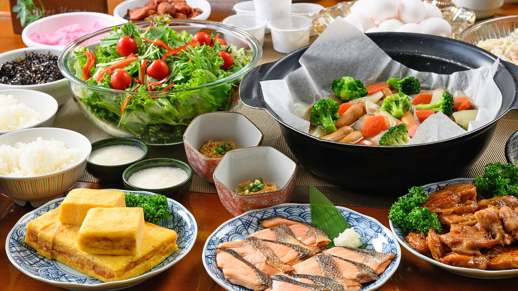 [Breakfast] A very popular breakfast! Full of volume and nutrition to start your day off right!