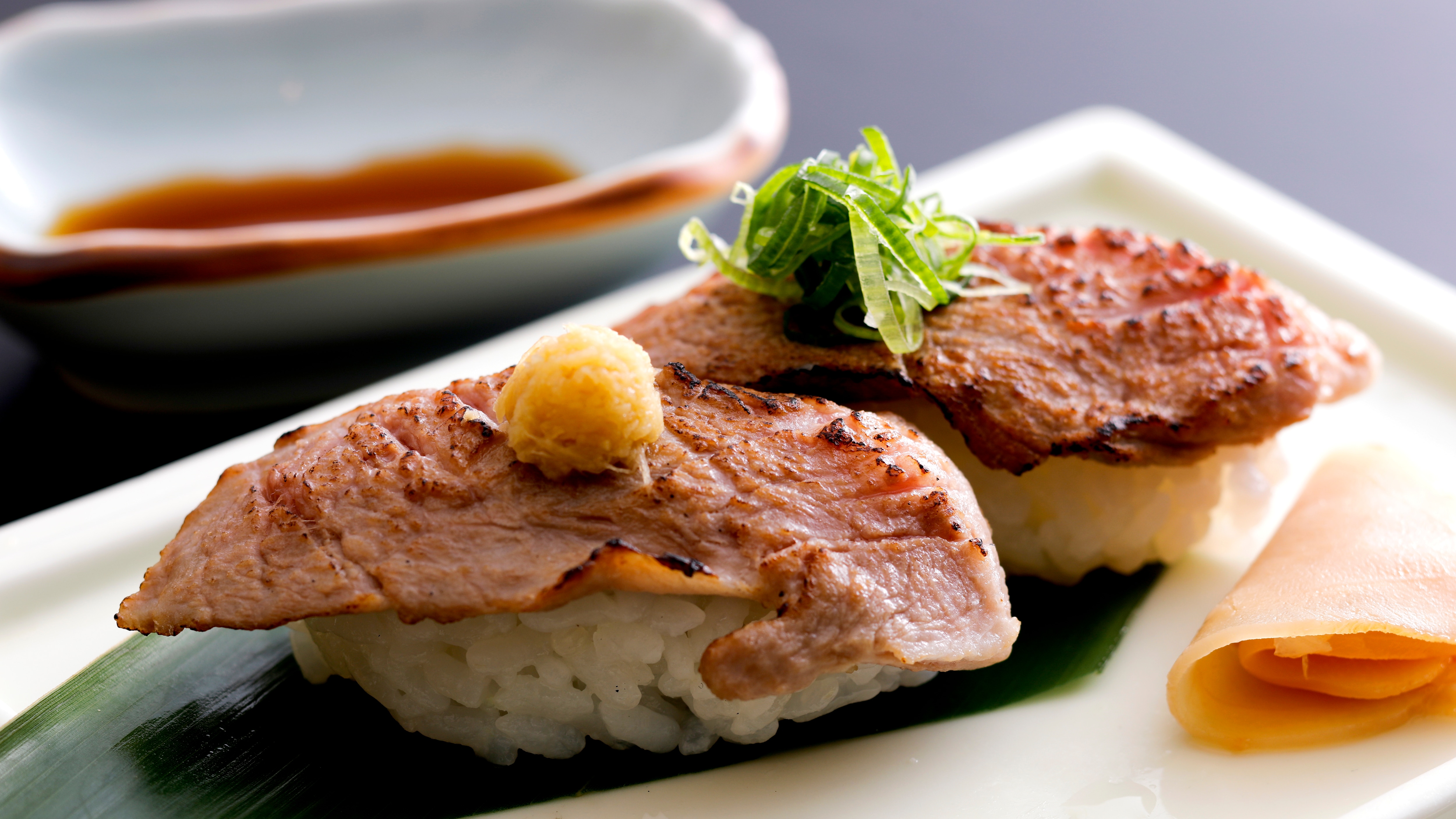 [Tajima Beef Fatty Sushi]