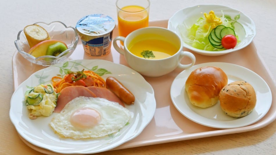[New building] Breakfast: Western food Western food menu that you can enjoy slowly with hot soup and bread