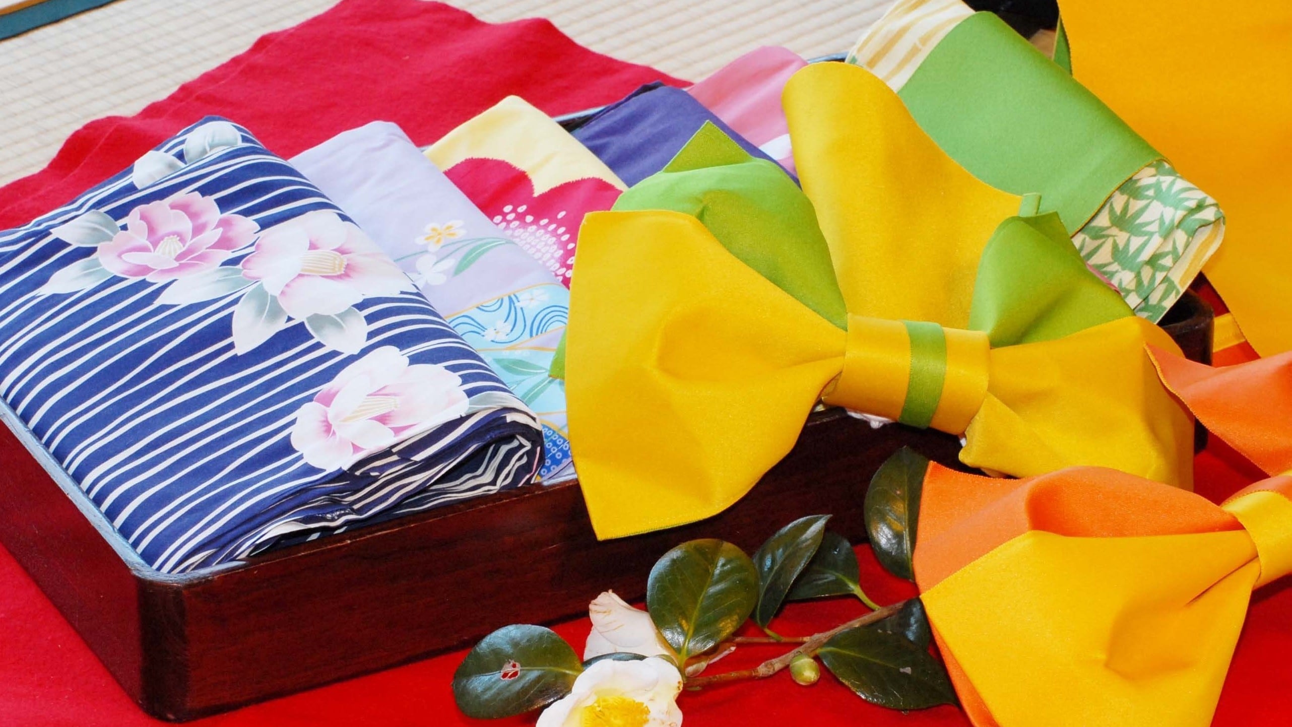 Rental of colored yukata (women only)