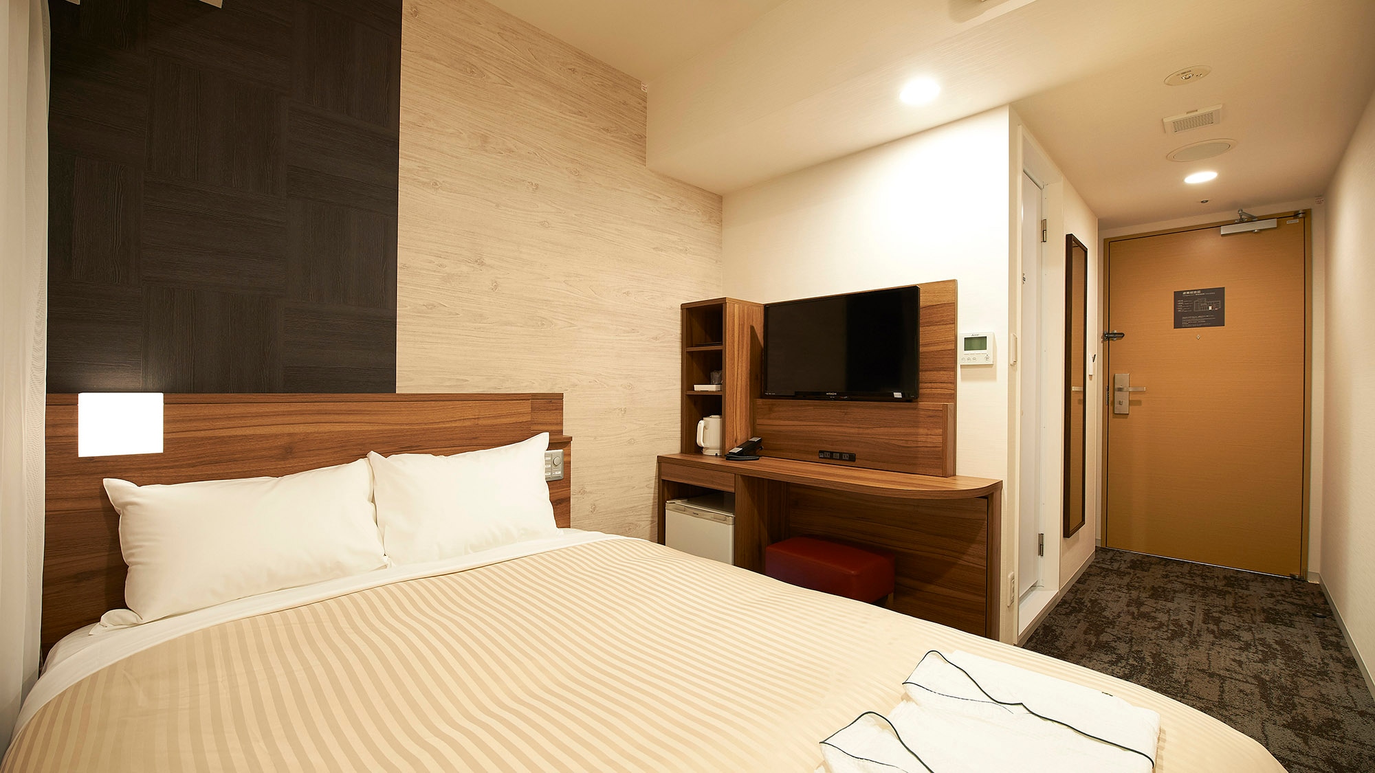 ・【Standard Double】This is a compact room with all the necessary facilities.