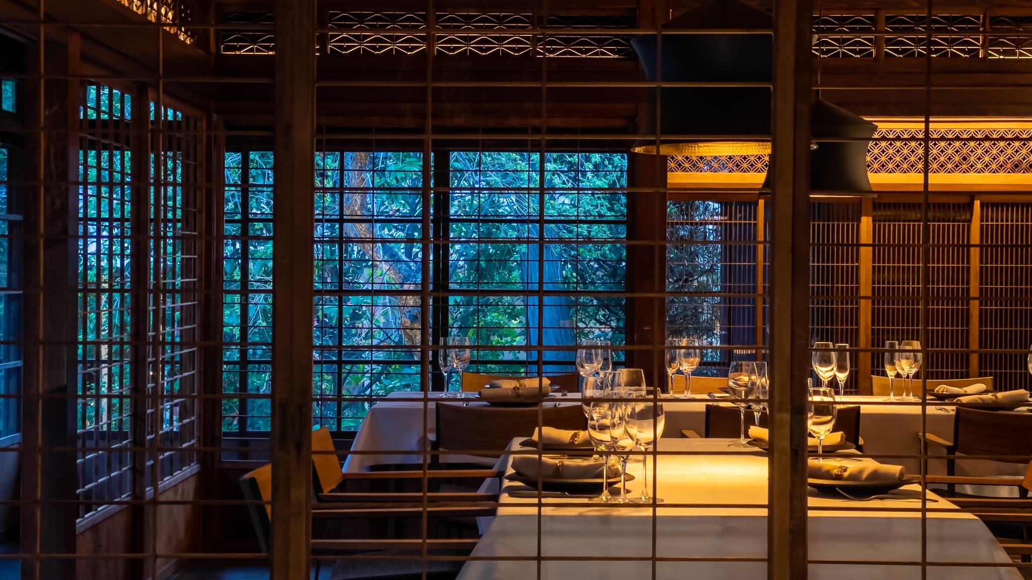 Inside the restaurant