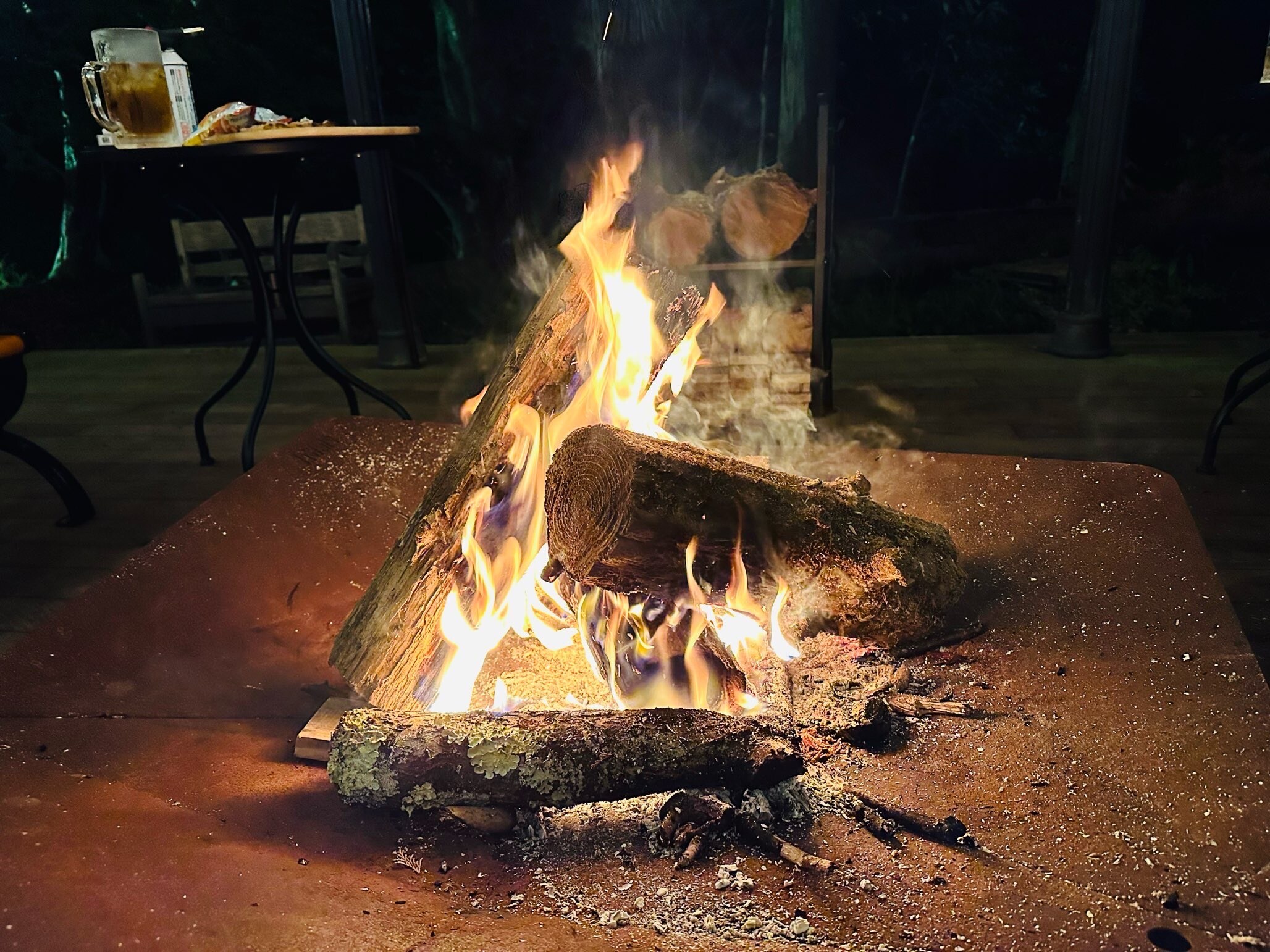 You can also enjoy a bonfire.