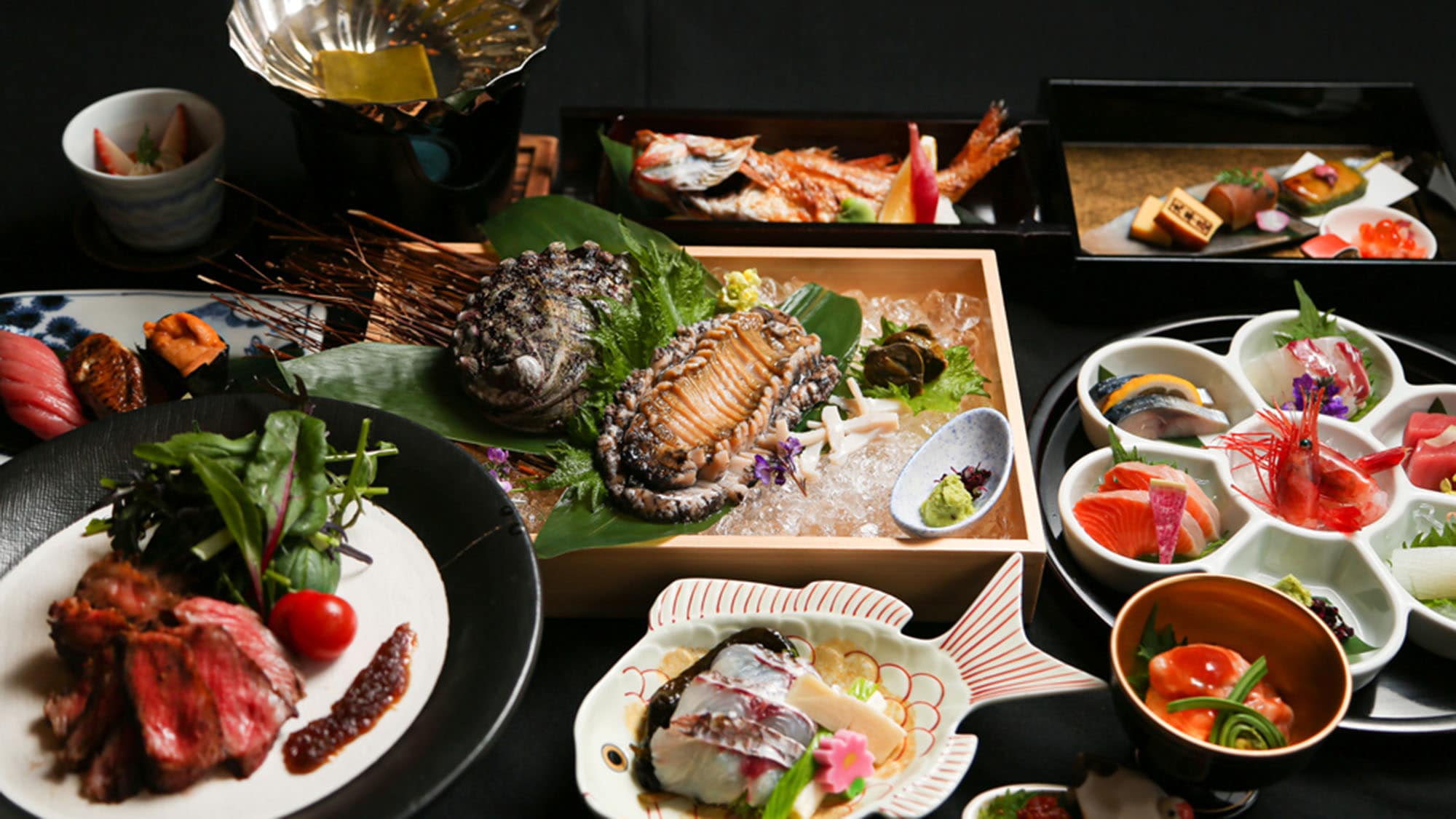 ・ Shikisai Kaiseki: Let's eat delicious Hokuriku kaiseki luxuriously