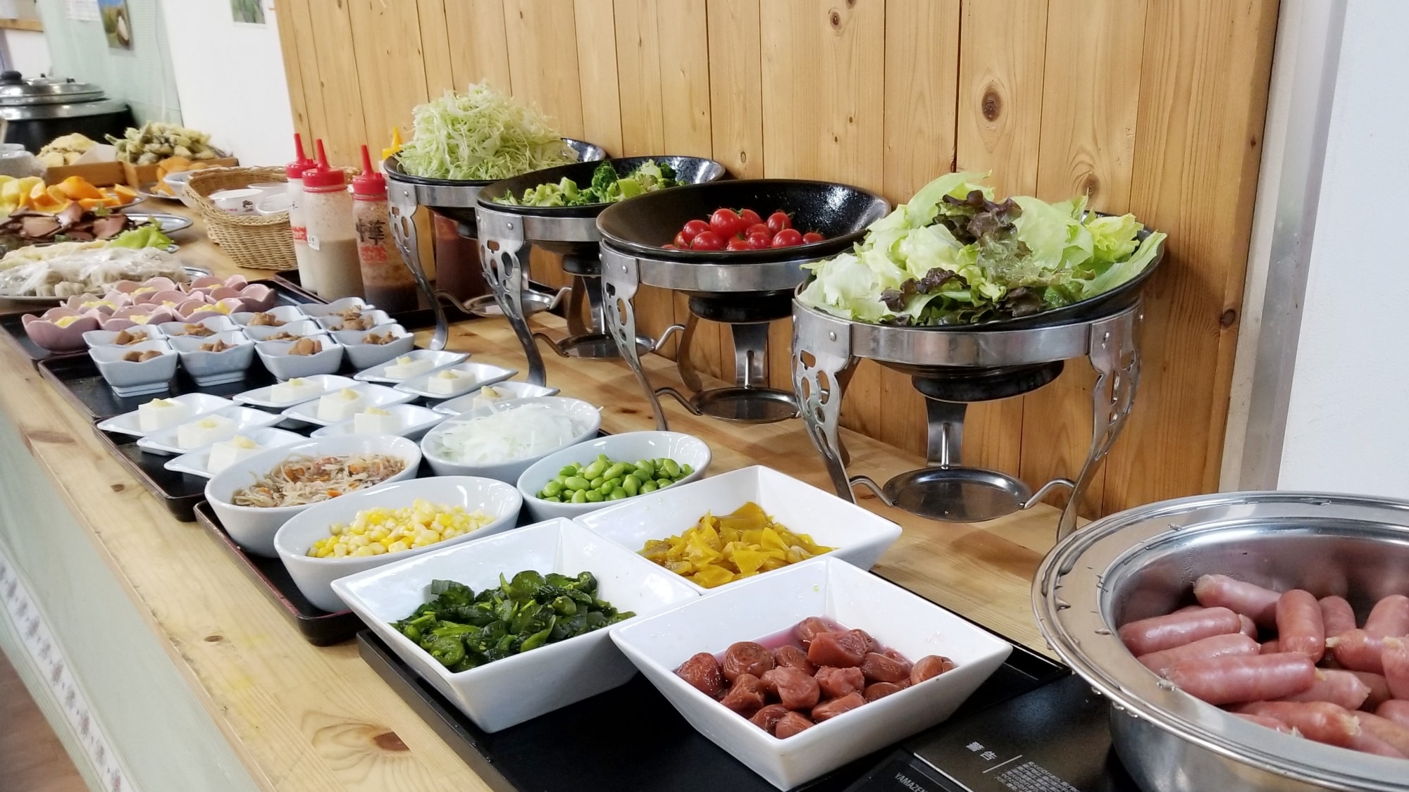 *Breakfast (example): Buffet style, as much as you like of whatever you like