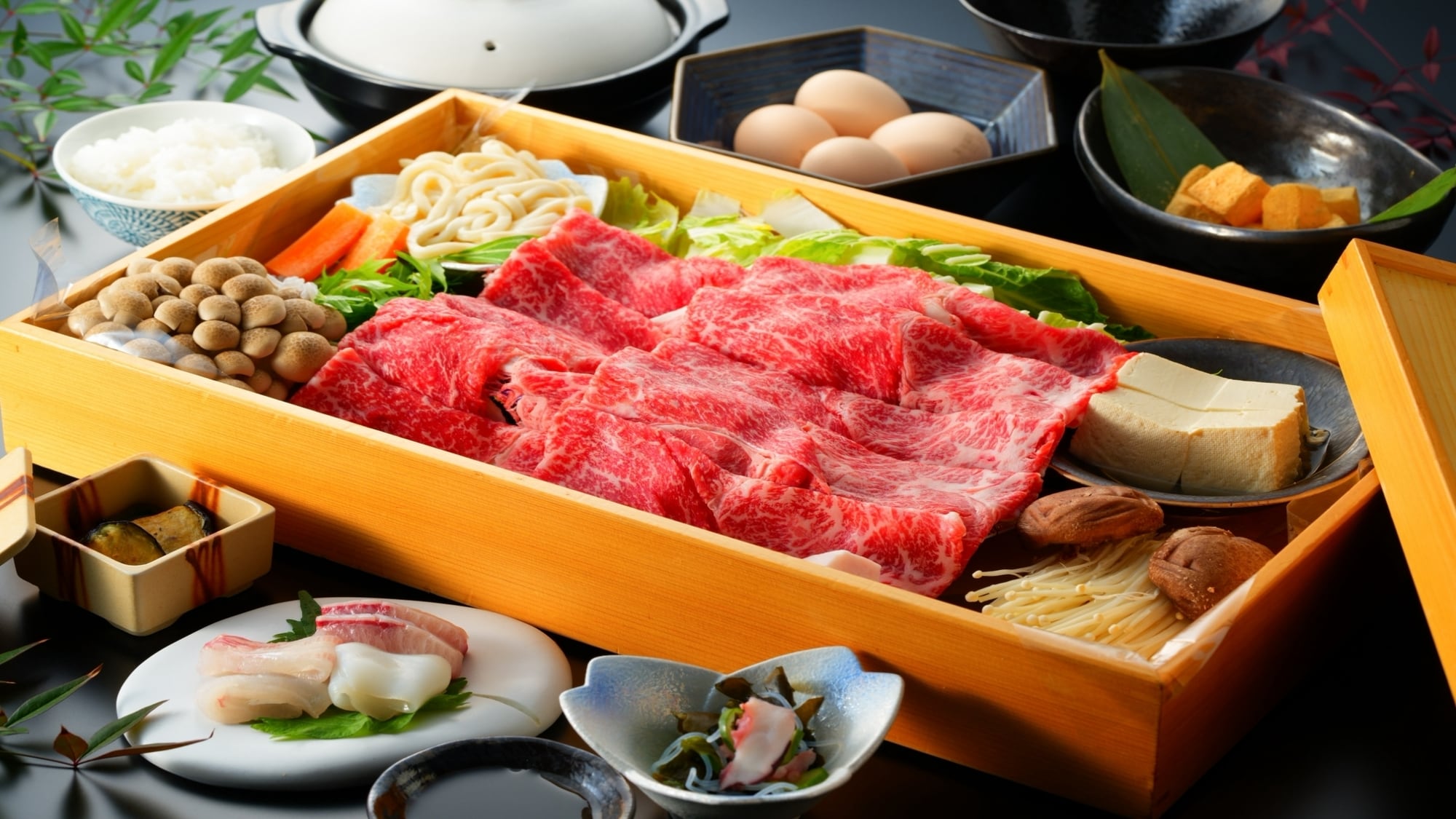 Sukiyaki set meal