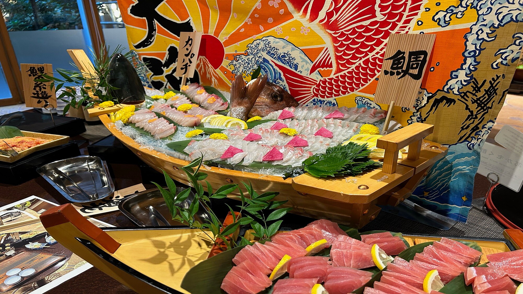 Dinner sashimi corner