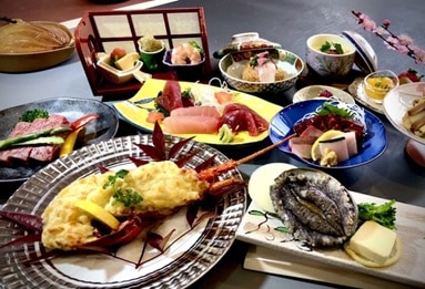 夕食 南紀勝浦温泉 ホテルなぎさや.jpg