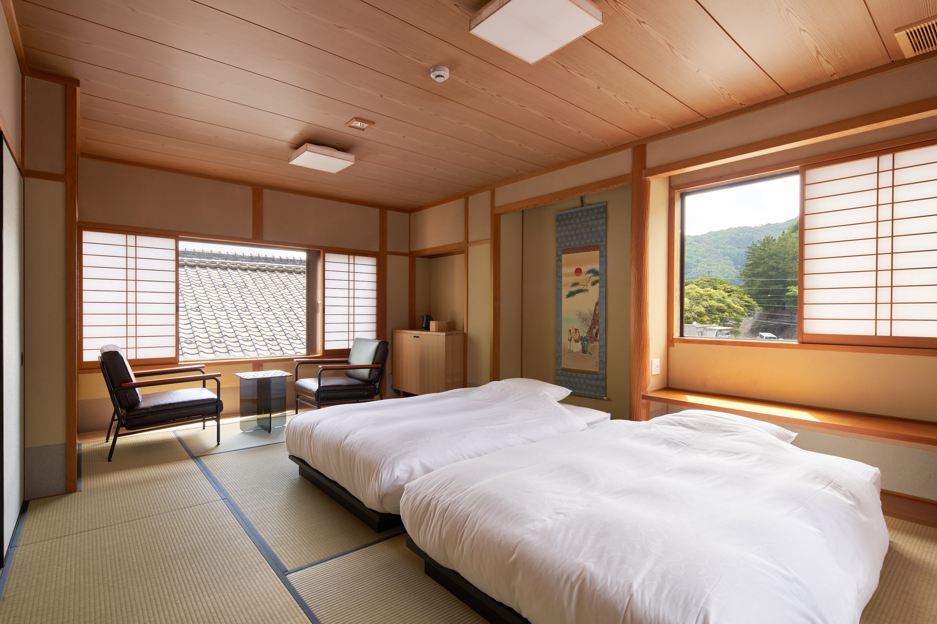 日式客房[别馆]带浴室/村庄景观/高级双床房（222室、232室）
