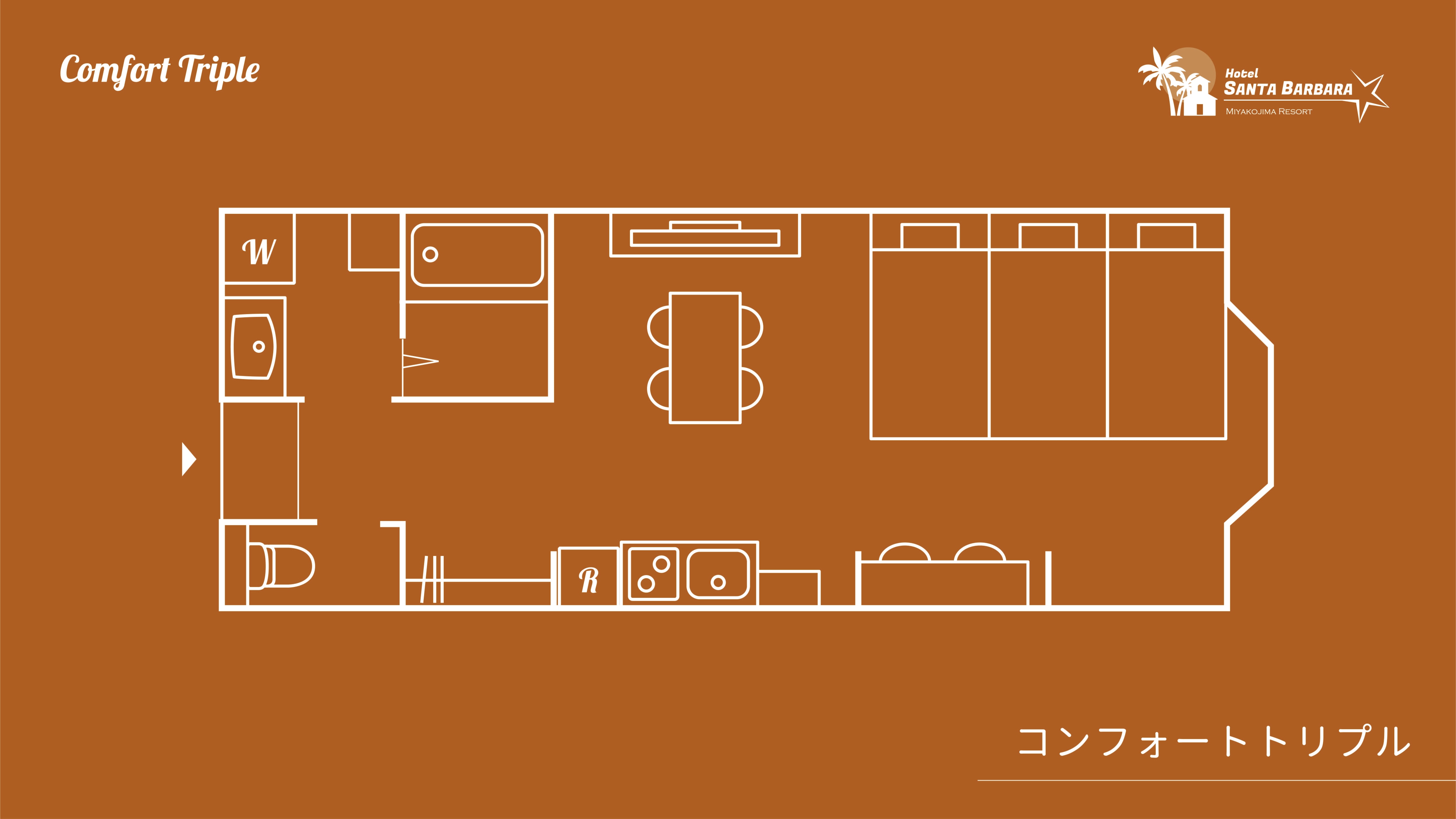 คอมฟอร์ท ทริปเปิ้ล (42 ตารางเมตร)