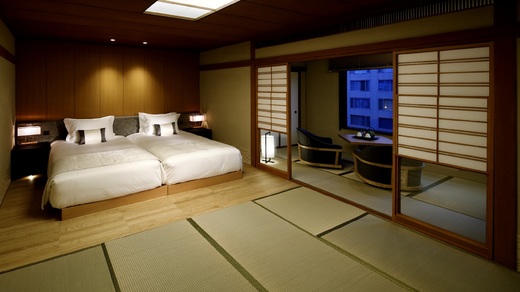 Japanese style garden suite
