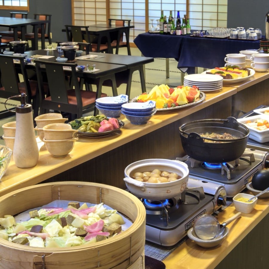 [Breakfast of wounds] Enjoy the energy to play Zao all day long with a wide variety of buffets